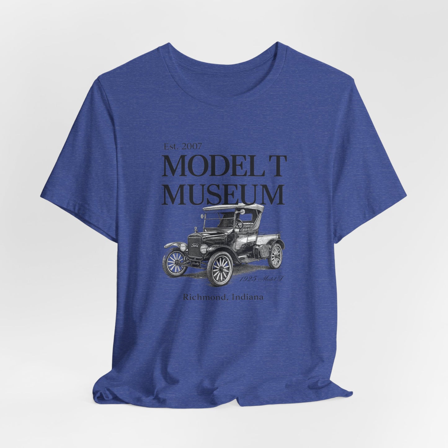 1925 Model T Pickup "Bradley" Museum Tee — Vintage Ford Model T Illustration (Richmond, Indiana)