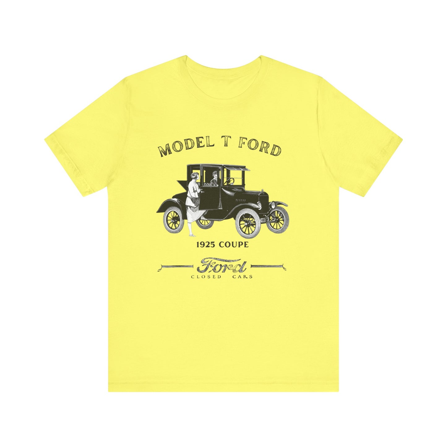 1925 Model T Ford Coupe - Classic Car Unisex Jersey Short Sleeve