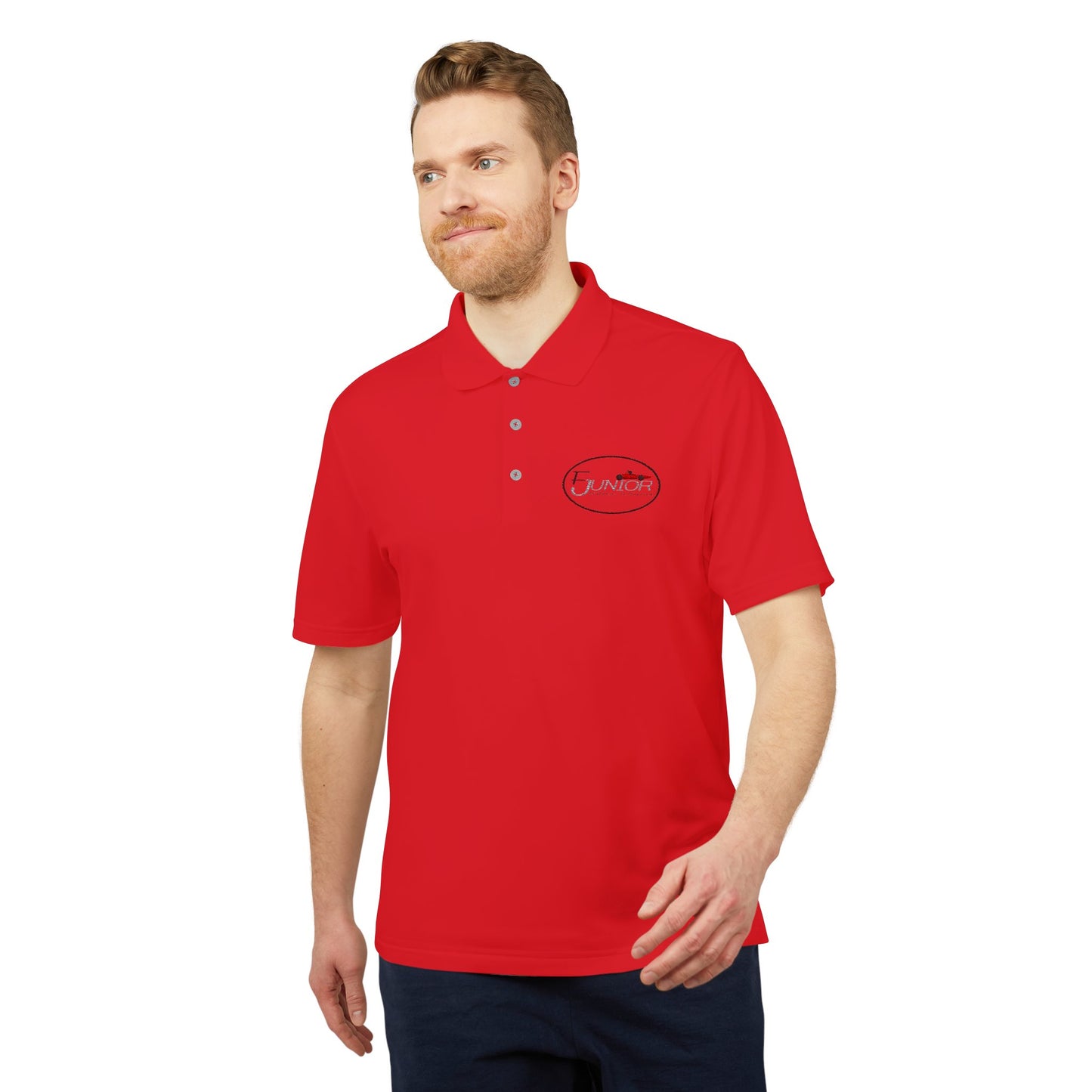 F Junior Historic N. America Performance Polo Shirt — Logo Embroidered