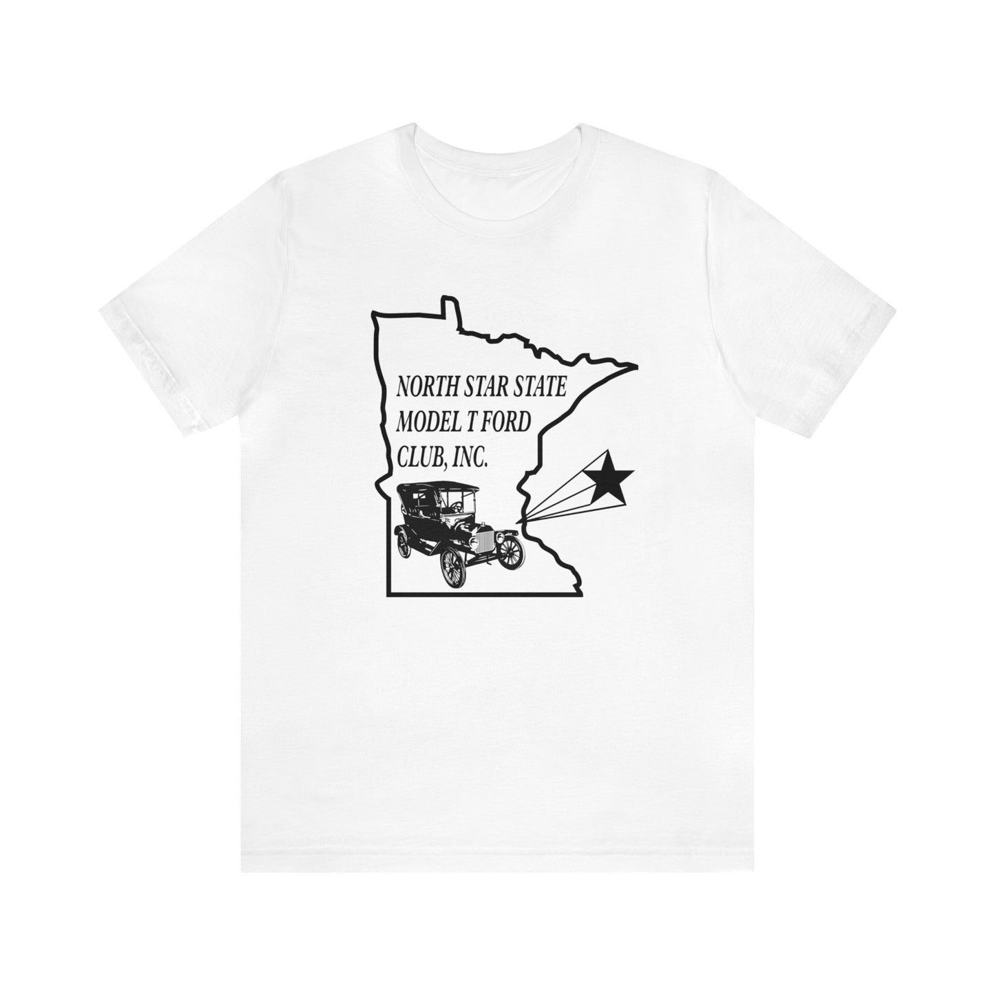 North Star State Model T Ford Club, Inc. Unisex Jersey Short Sleeve Tee