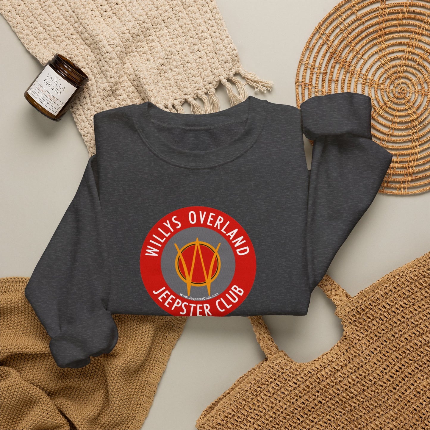 Willys Overland Jeepster Club Sweatshirt - Unisex Heavy Blend™ Crewneck Sweatshirt