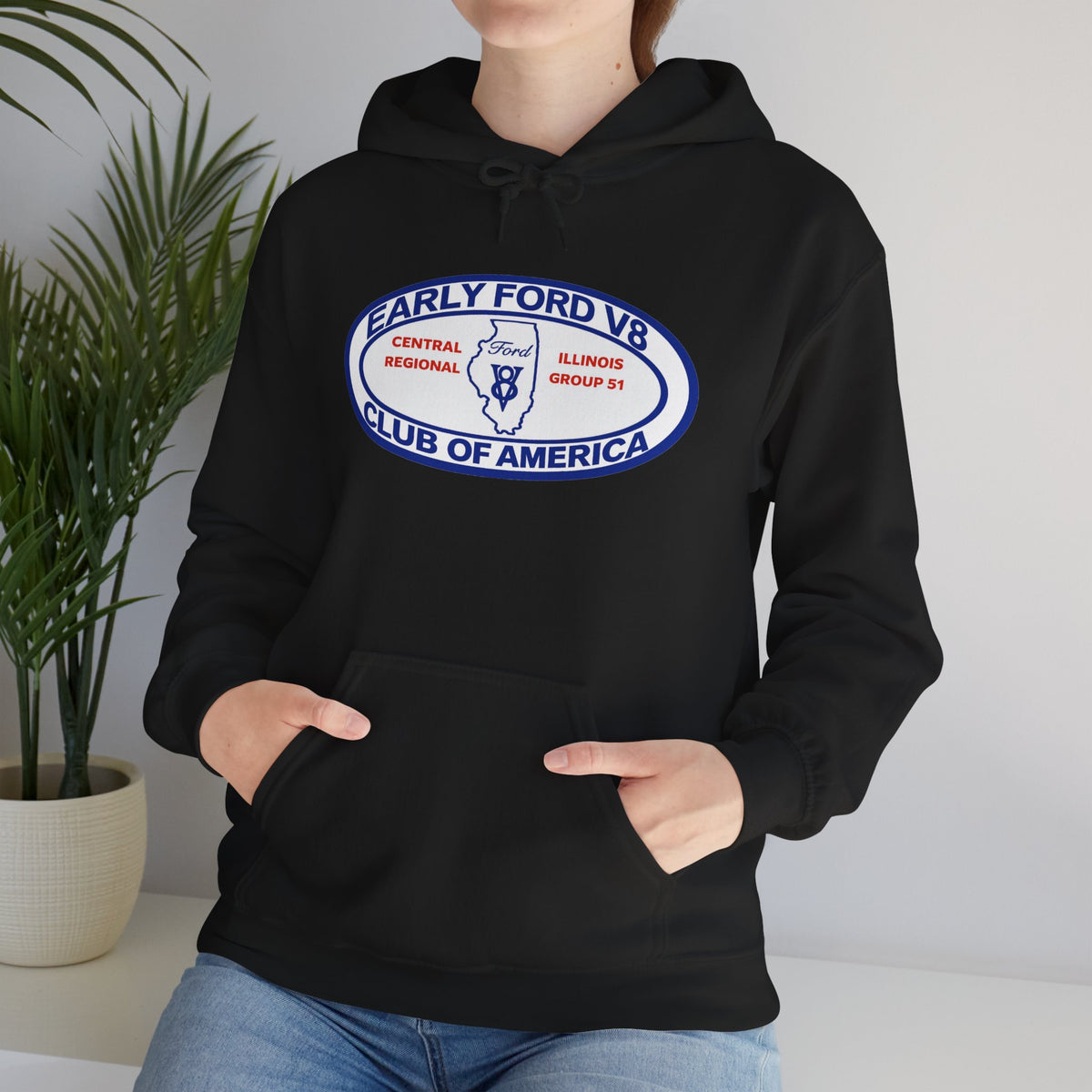 Central Illinois Early Ford V8 Hoodie