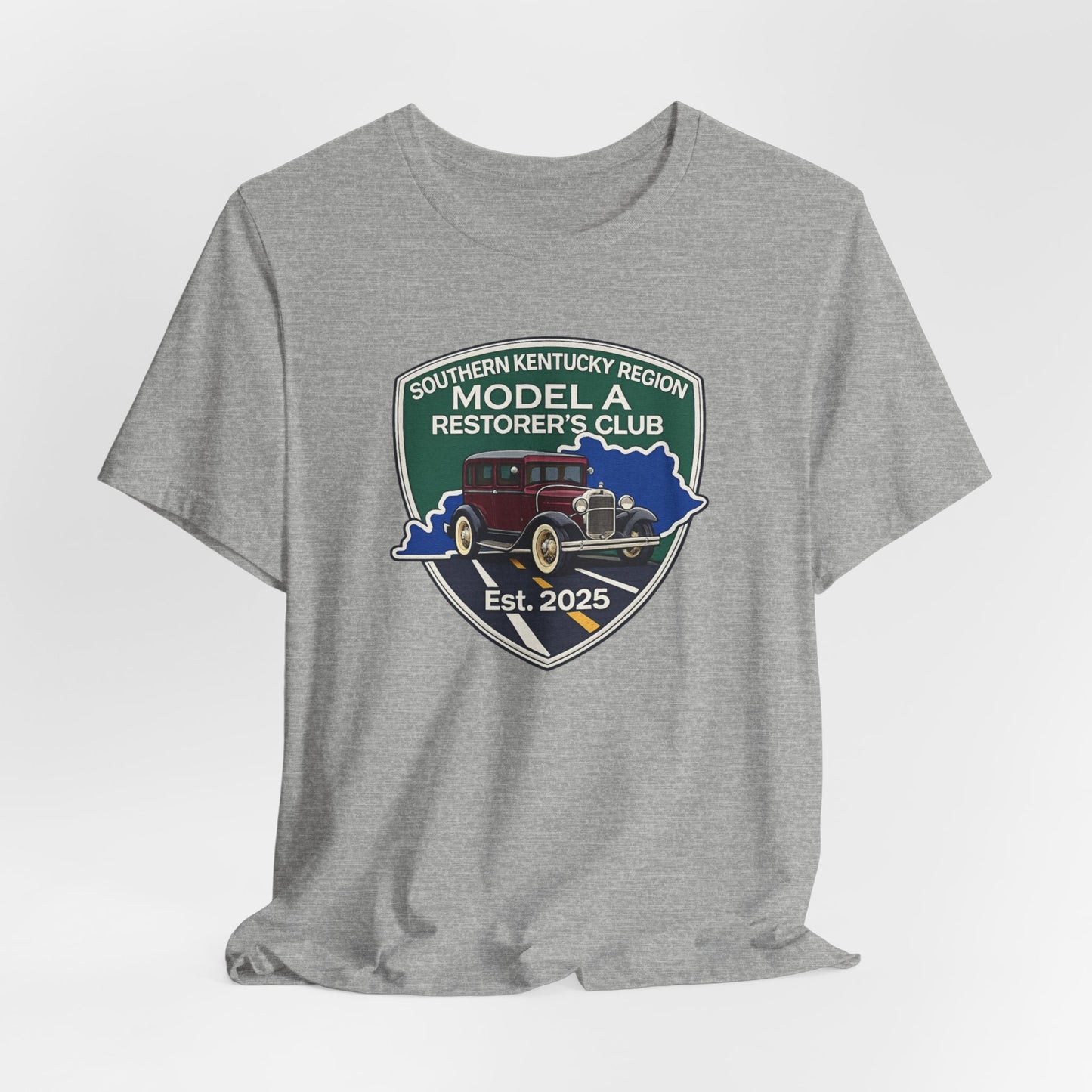 Southern Kentucky Region Model A Restorer's Club T-Shirt — Southern Kentucky Region Est. 2025