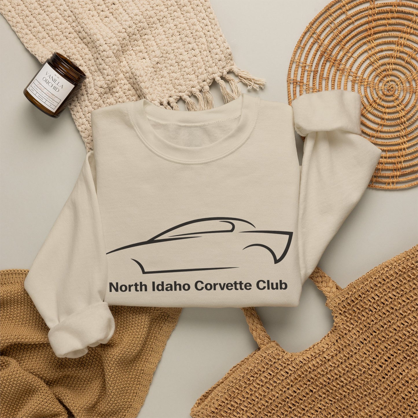 North Idaho Corvette Club Unisex Heavy Blend™ Crewneck Sweatshirt