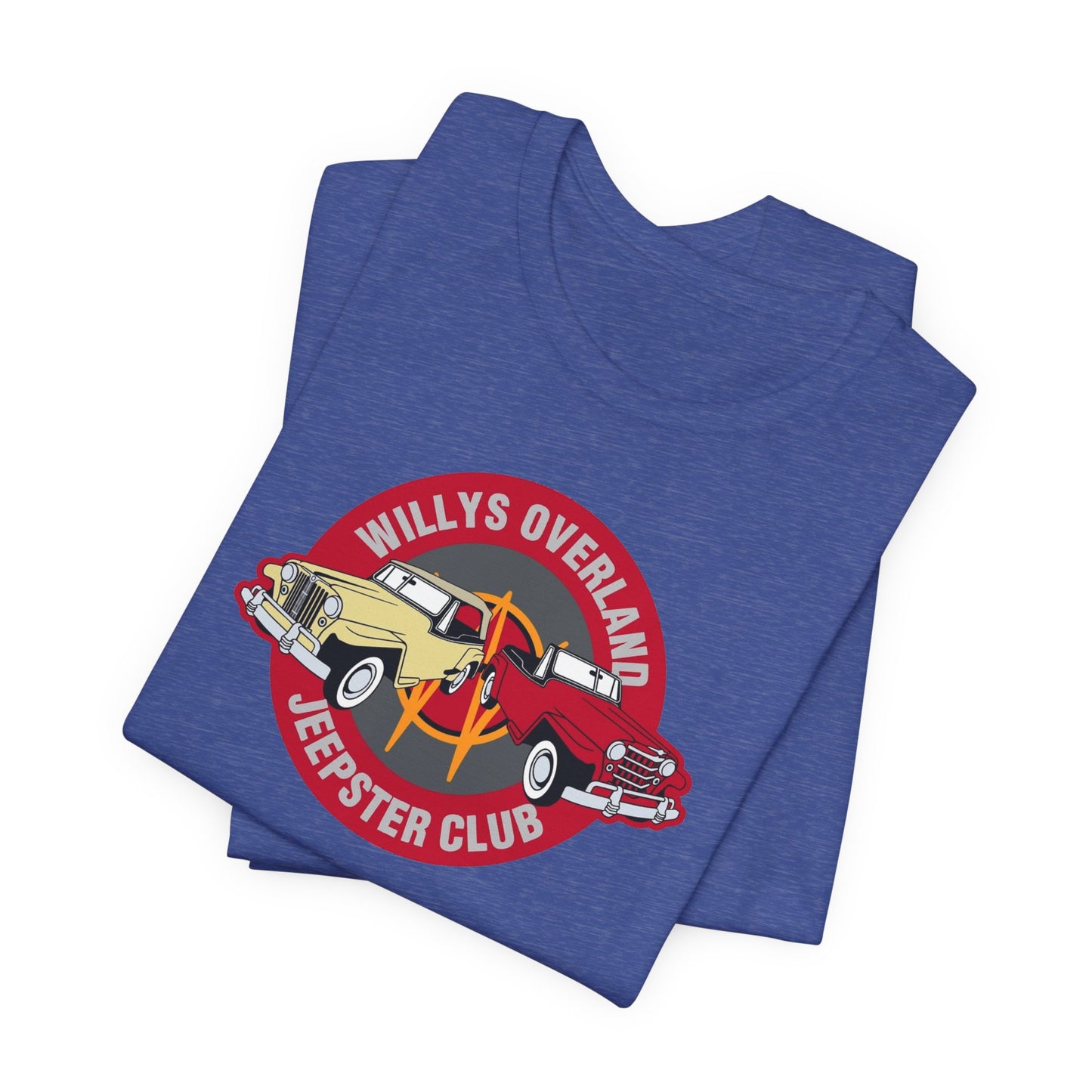 Willys Overland Jeepster Club T-Shirt - Unisex Jersey Short Sleeve Tee