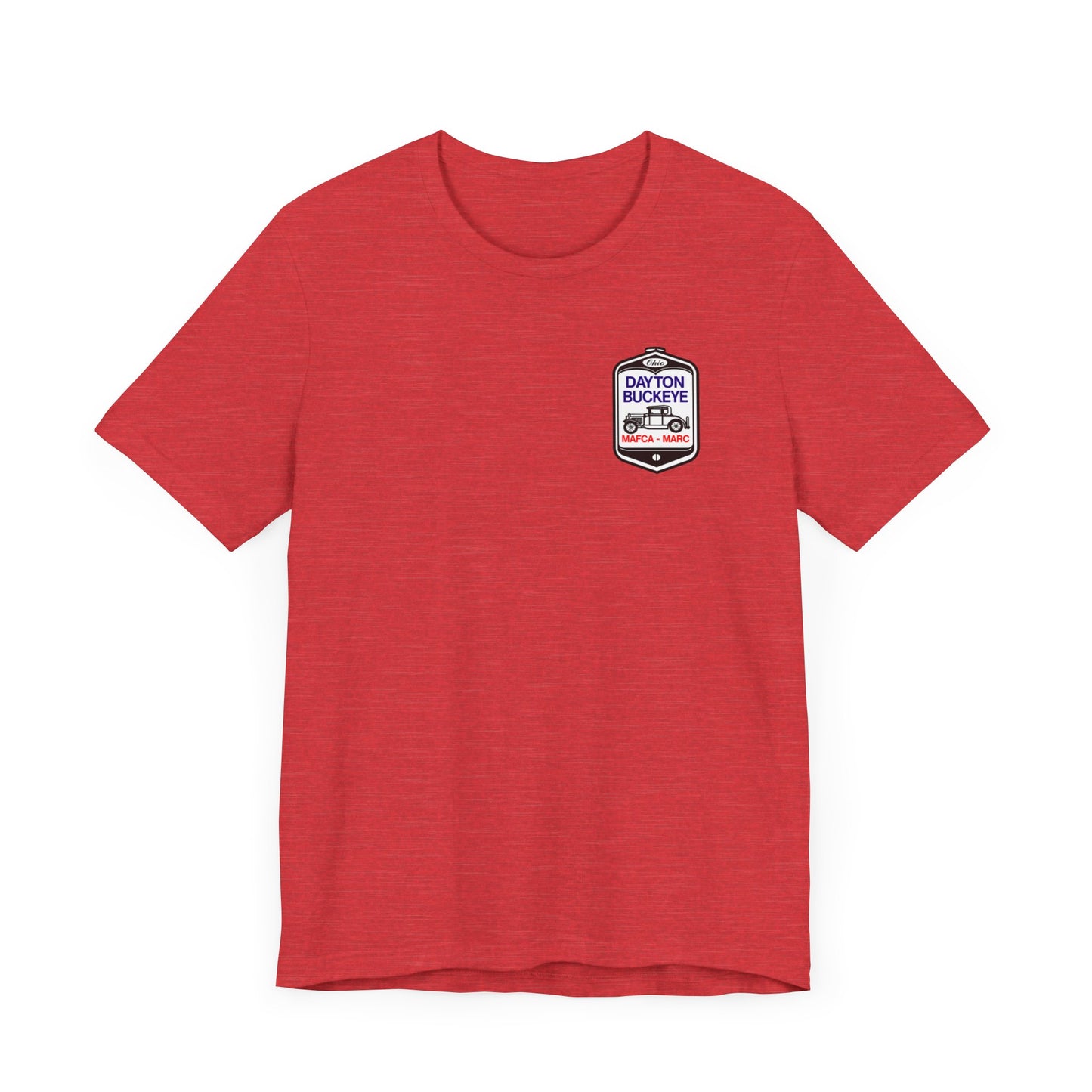 Dayton Buckeye (small single logo) Unisex Jersey Short Sleeve Tee