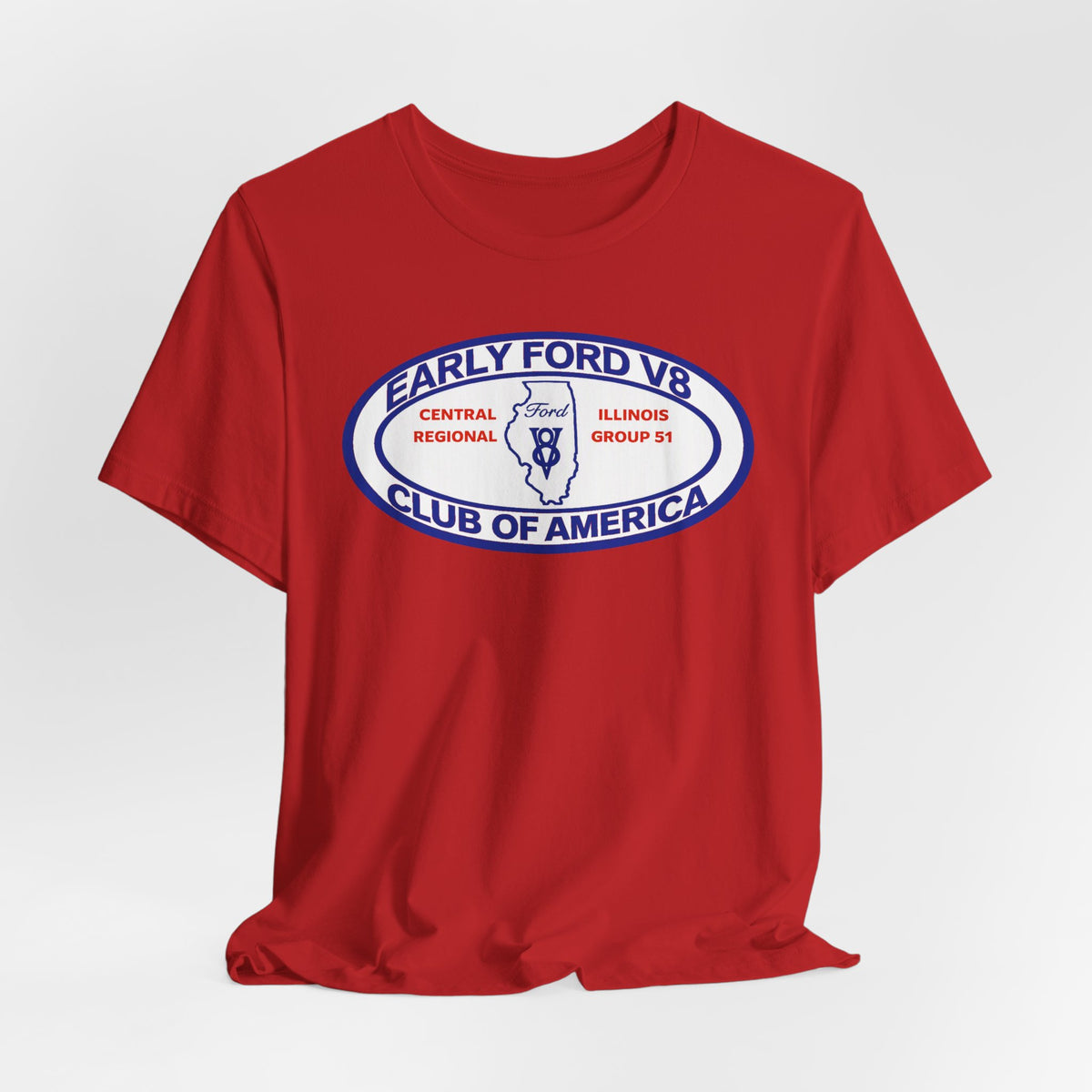 Central Illinois Early Ford V8 T‑Shirt — Unisex Soft Short Sleeve Tee