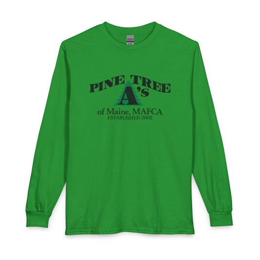 Pine Tree A's of Maine, MAFCA - Unisex Long Sleeve T-Shirt