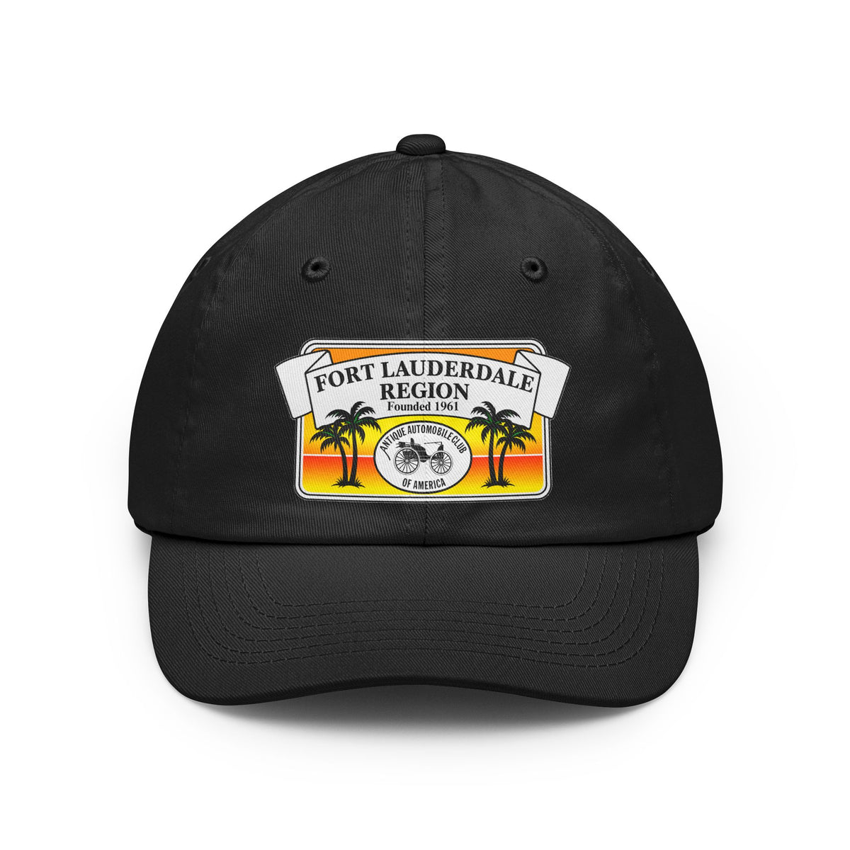 Fort Lauderdale Region AACA Printed Dad Hat — Vintage Beach Sunset Cap