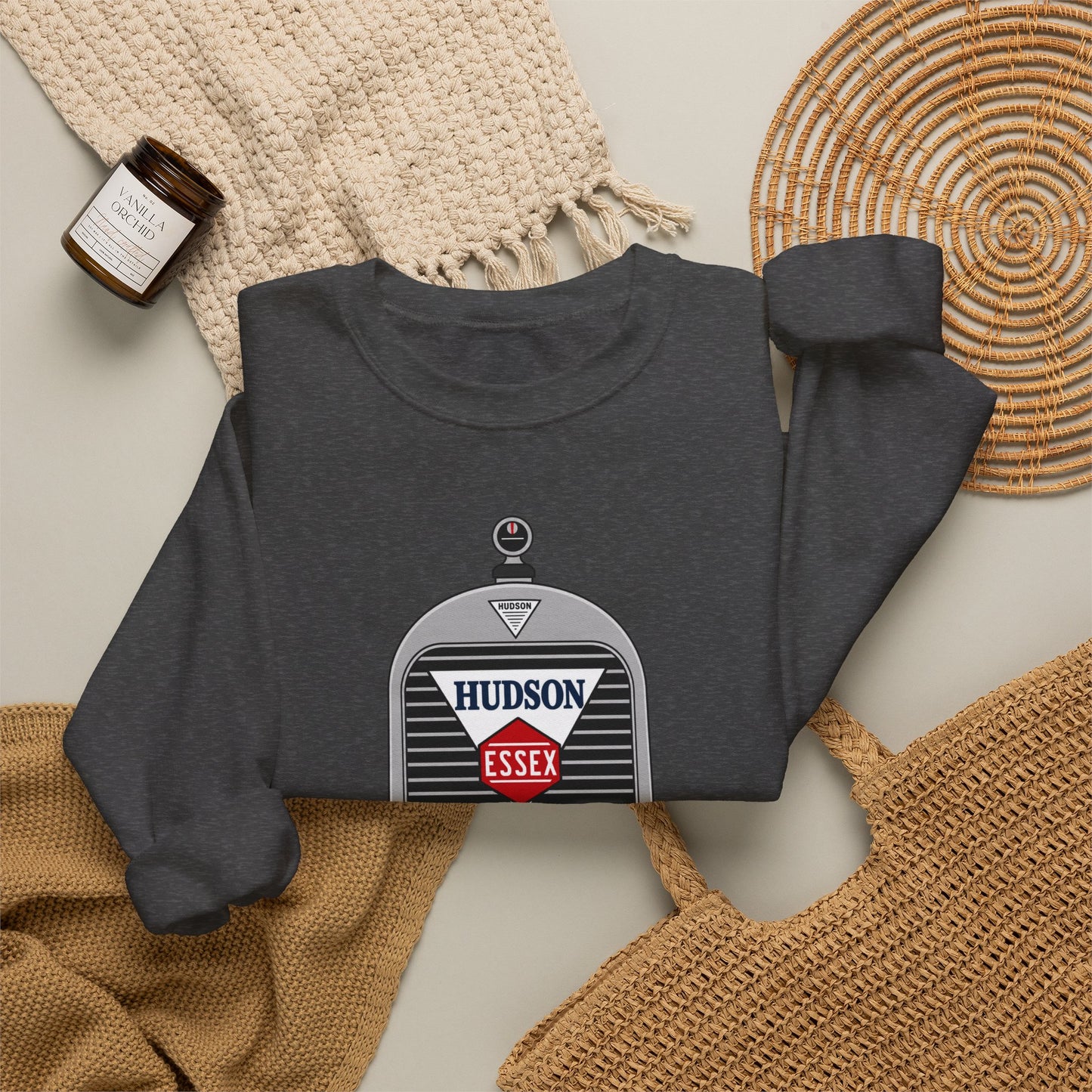 Hudson Essex Terraplane Club Classic Logo Sweatshirt - Unisex Heavy Blend™ Crewneck Sweatshirt
