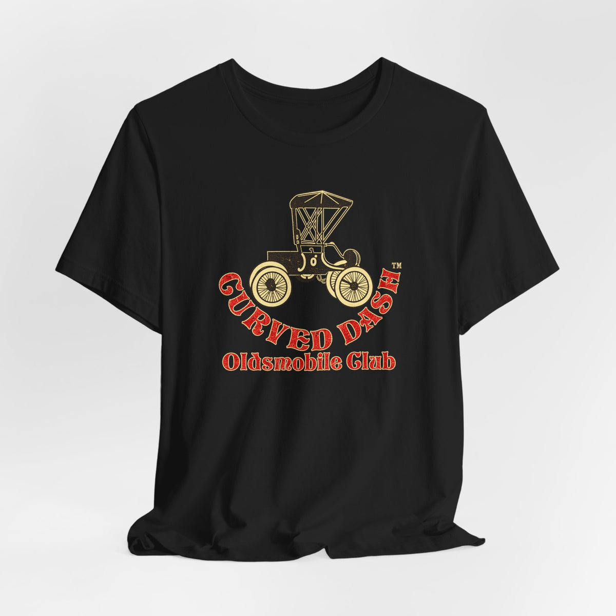 Curved Dash Oldsmobile Club T‑Shirt — Unisex Soft Short Sleeve Tee