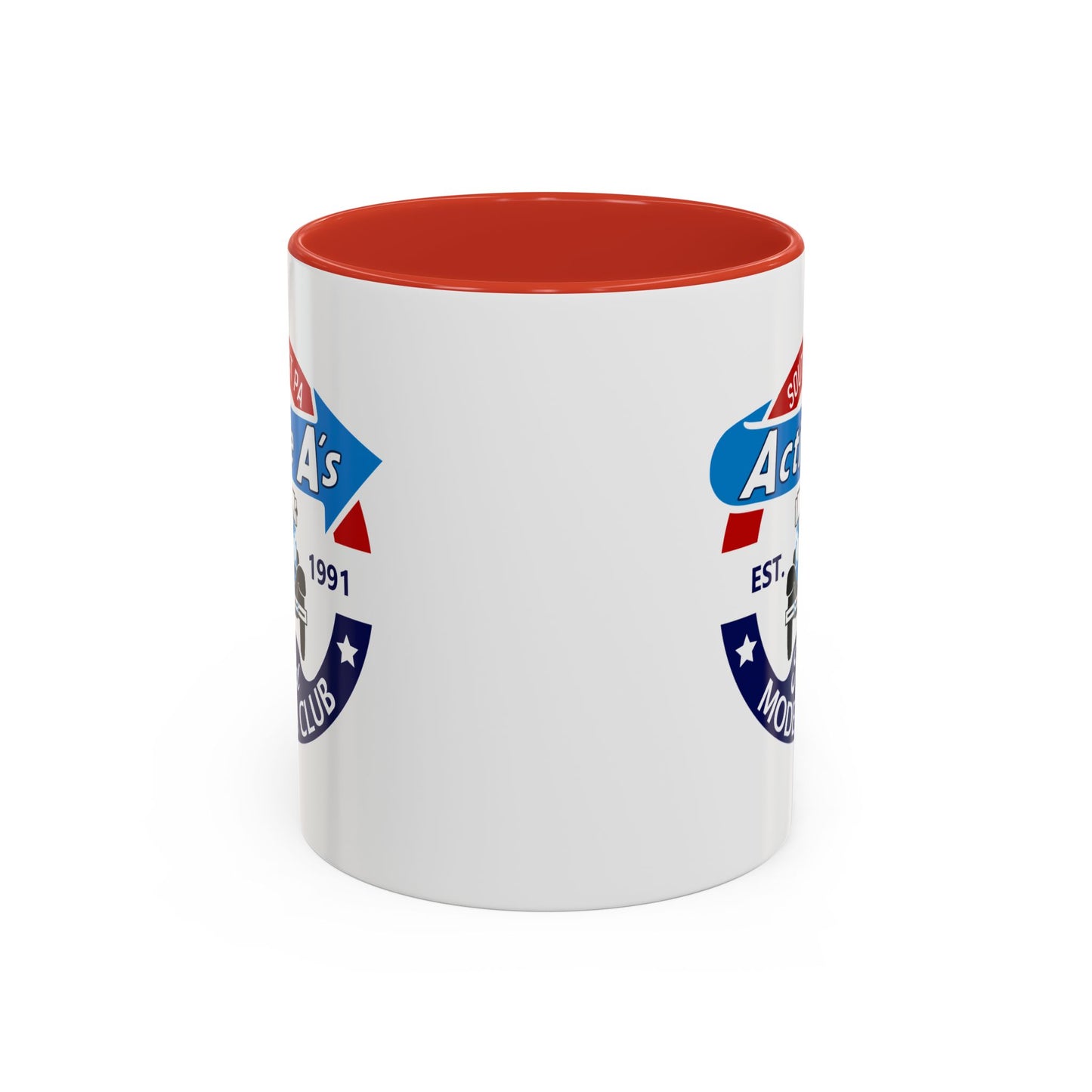 Ford Model A Club Coffee Mug — "Active A's" Southeast PA Vintage Car Design (11/15 oz)