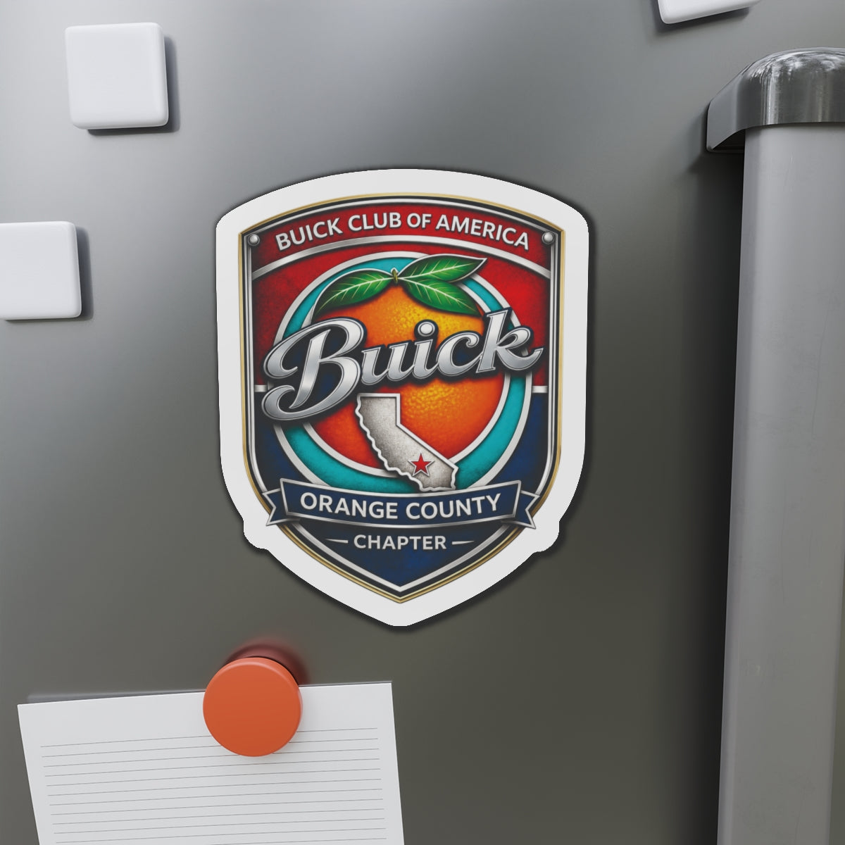 Buick Orange County Chapter Buick Club of America Die-Cut Magnet