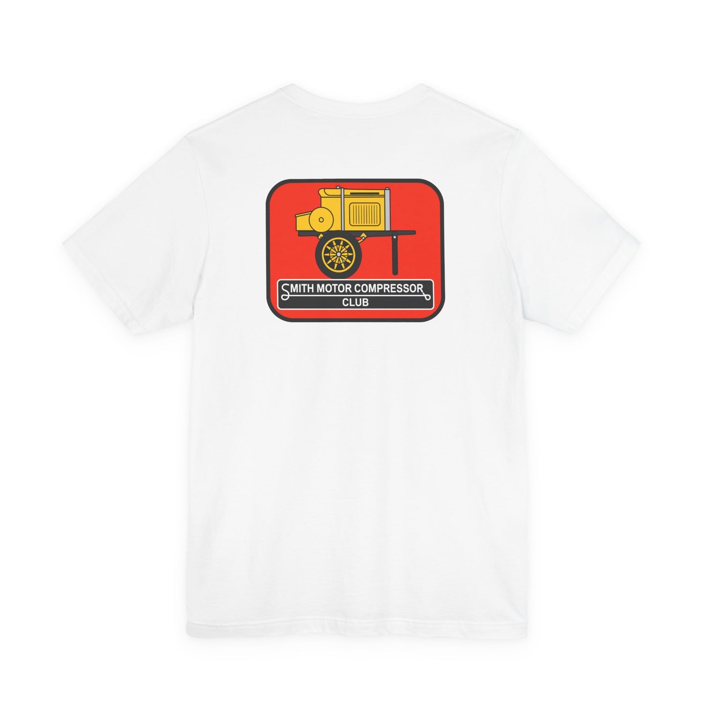 Smith Motor Compressor Club T‑Shirt — Logo on Front and Back