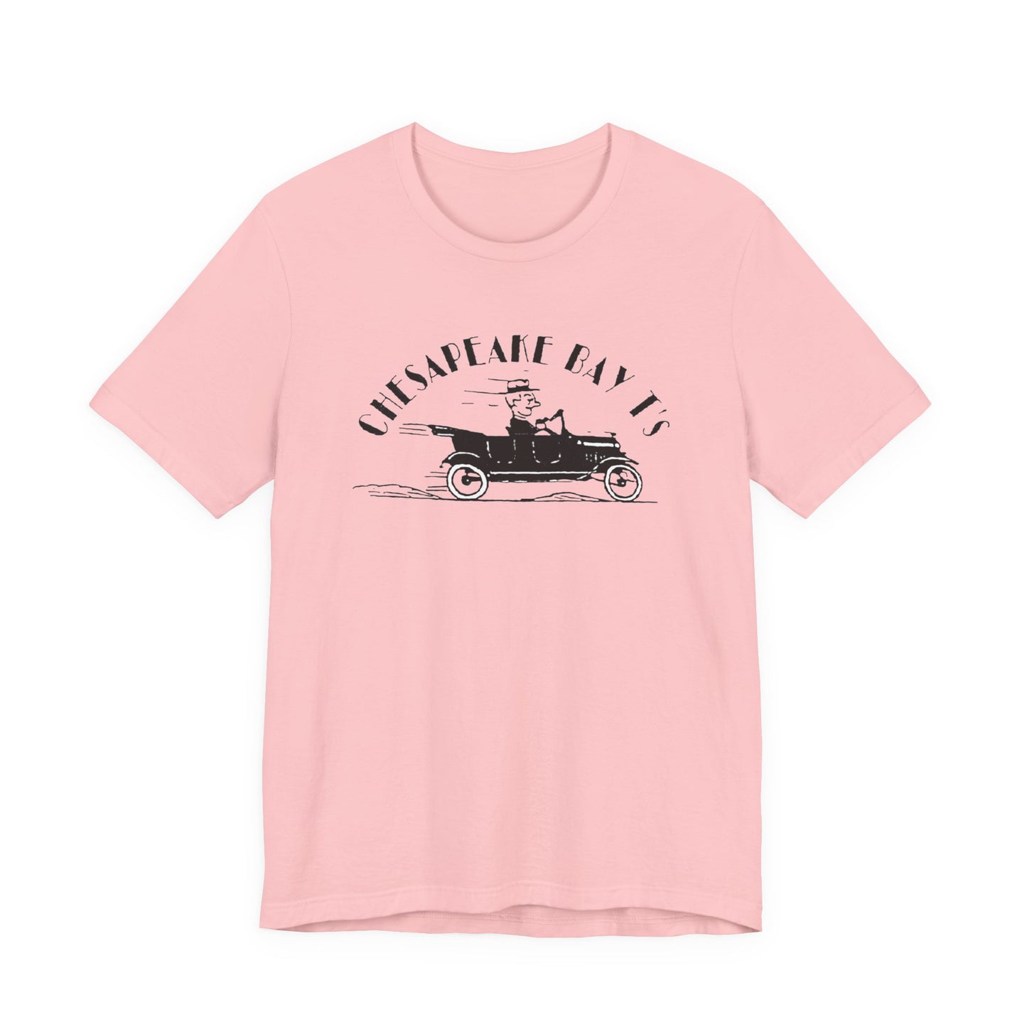 Chesapeake Bay T's Vintage Car Tee — Classic Nautical Coastal Shirt