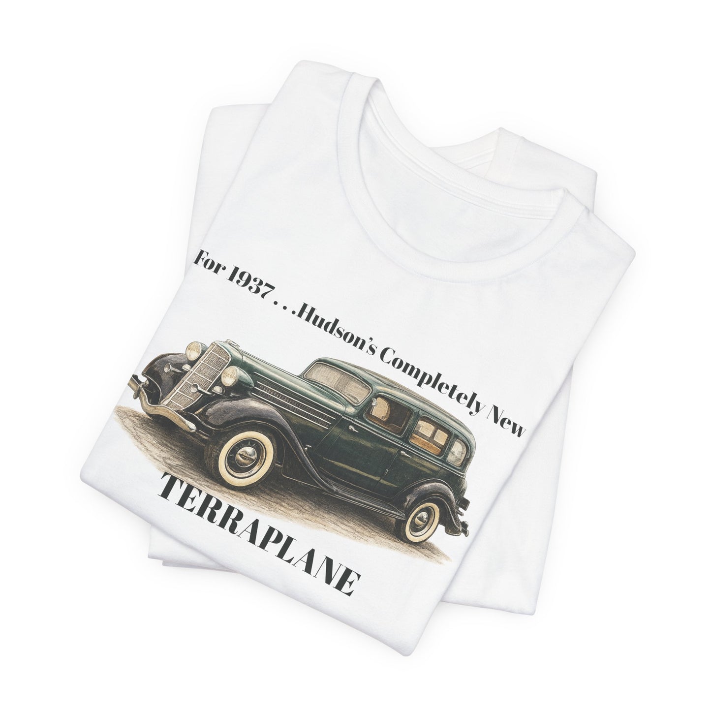 1937 Hudson Terraplane Classic Auto T‑Shirt - Unisex Jersey Short Sleeve Tee