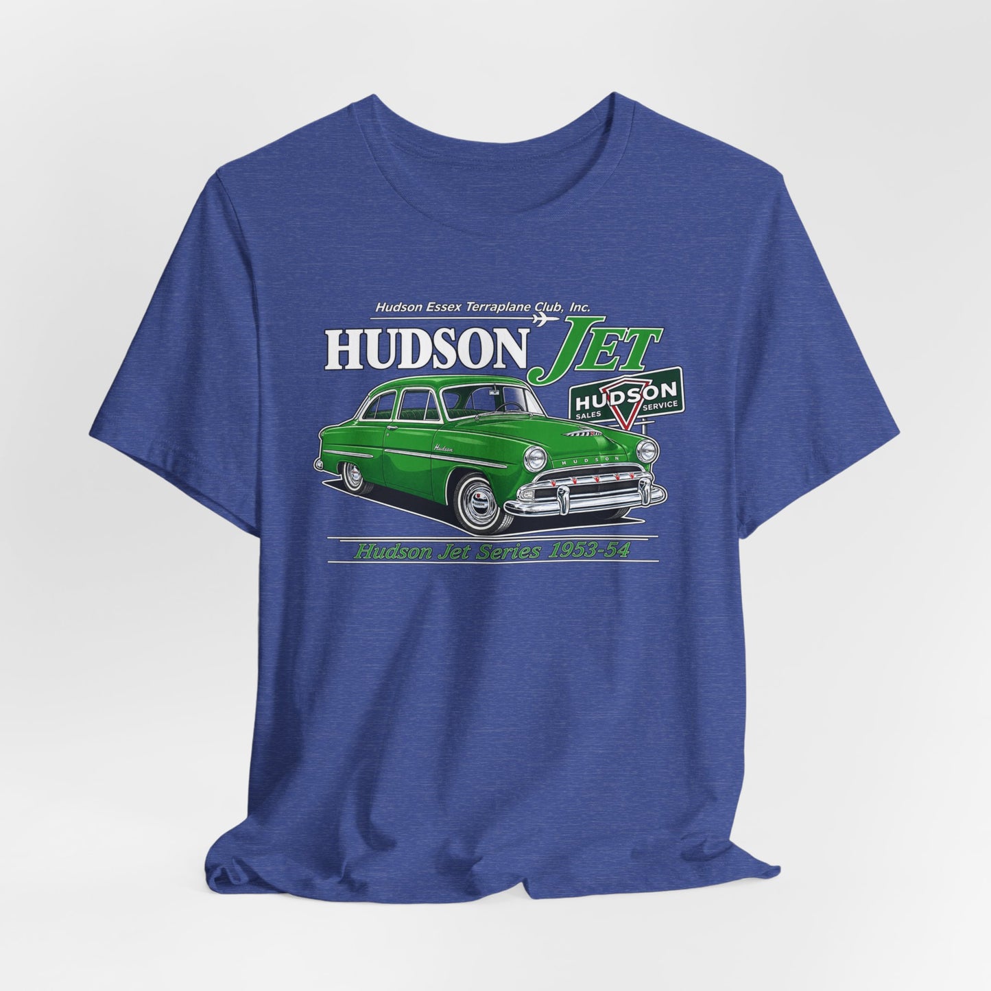 Hudson Essex Terraplane Club — Hudson Jet Classic Car T-Shirt  Vintage 1953–54