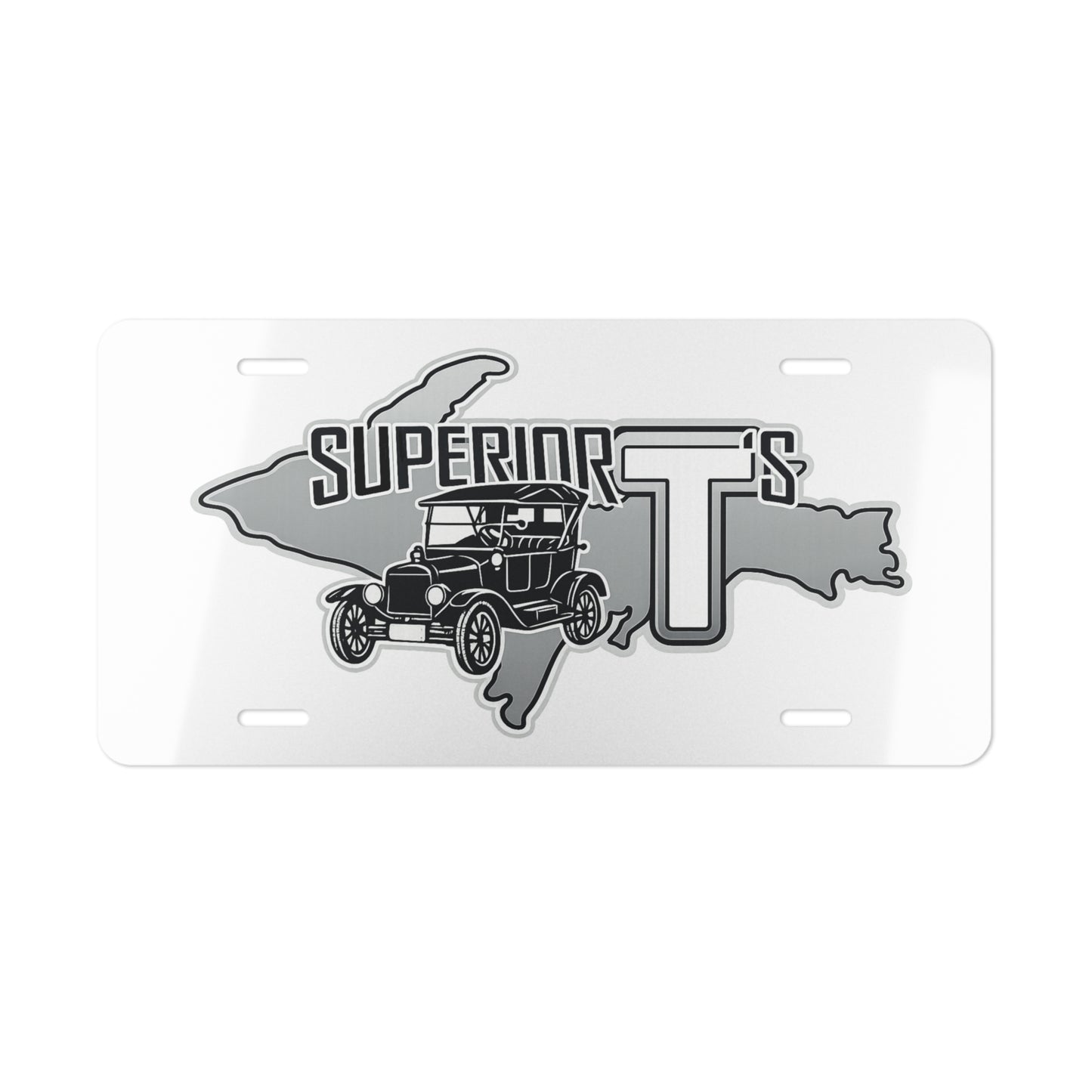 Vintage Superior T's Plate Vanity License Plate
