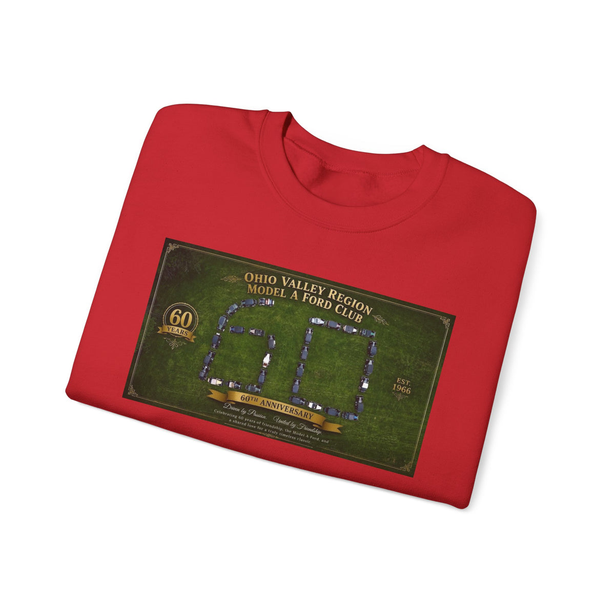 Ohio Valley Model A Club 60th Anniversary Arial Design