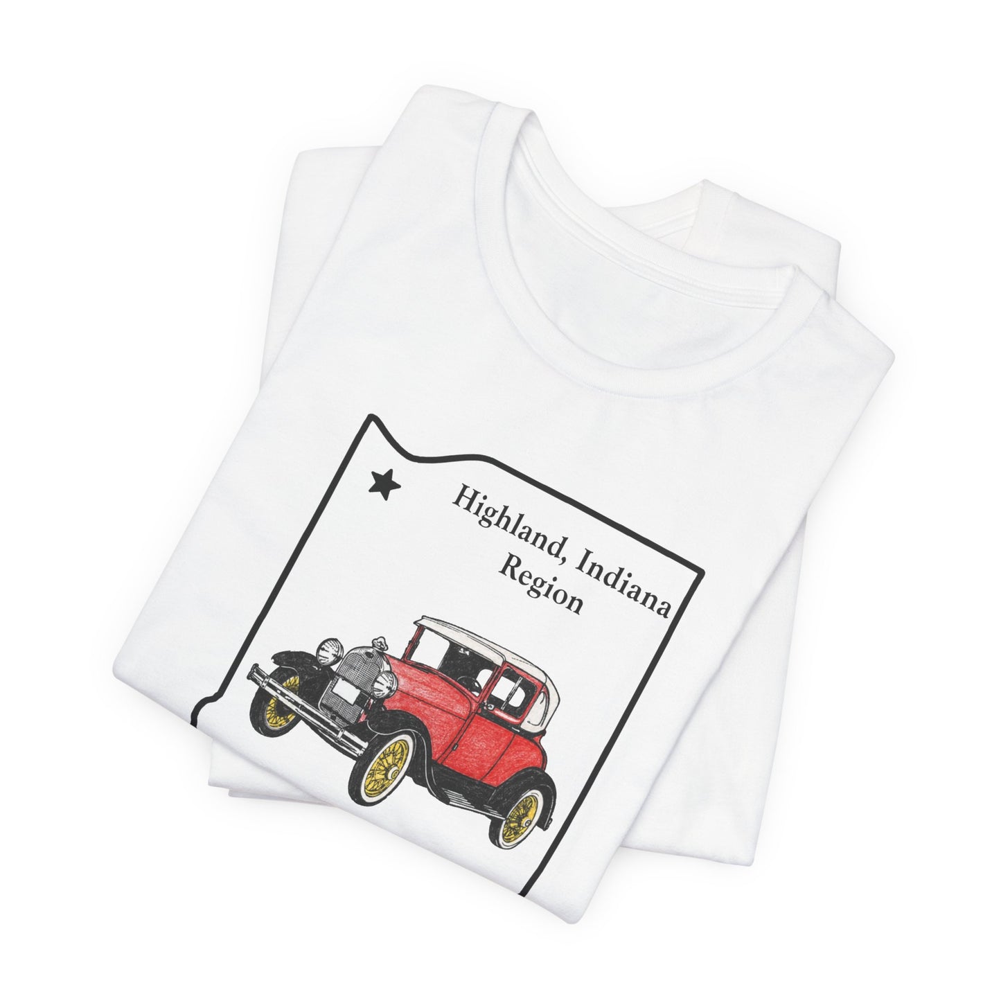 Highland, Indiana Region MARC T‑Shirt — Unisex Jersey Short Sleeve Tee