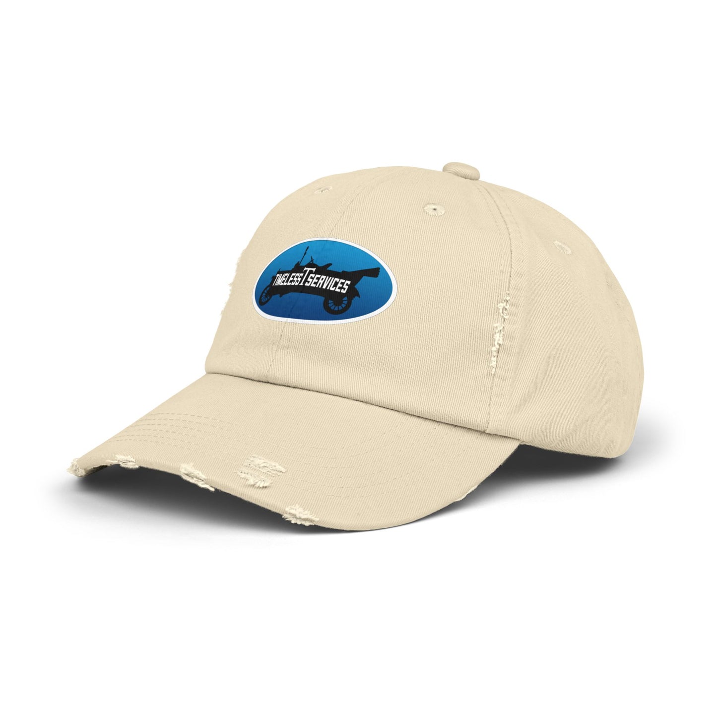 Timeless T Services Distressed Unisex Cap - Vintage Style Hat