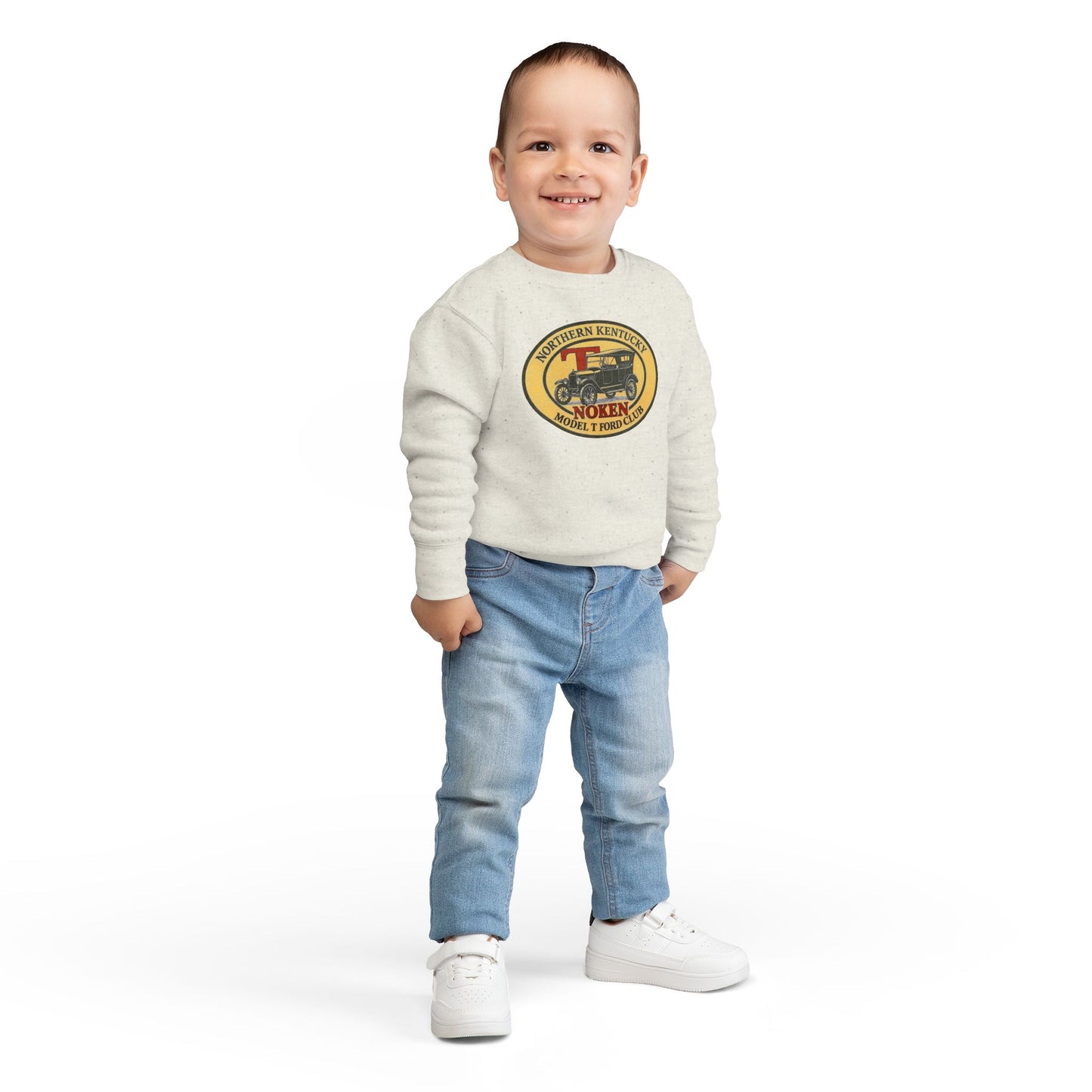 Toddler Sweatshirt - Northern Kentucky Model T Club 'NOKEN' Vintage Car Logo