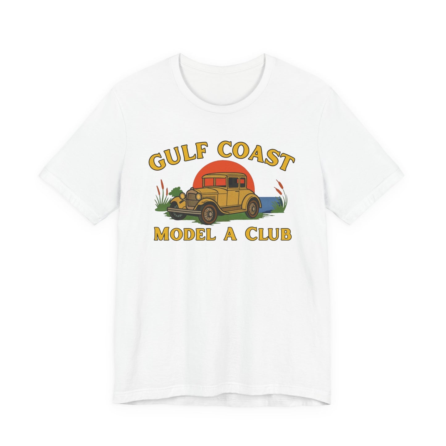 Gulf Coast Model A Club Tee — Vintage Car Graphic T-Shirt