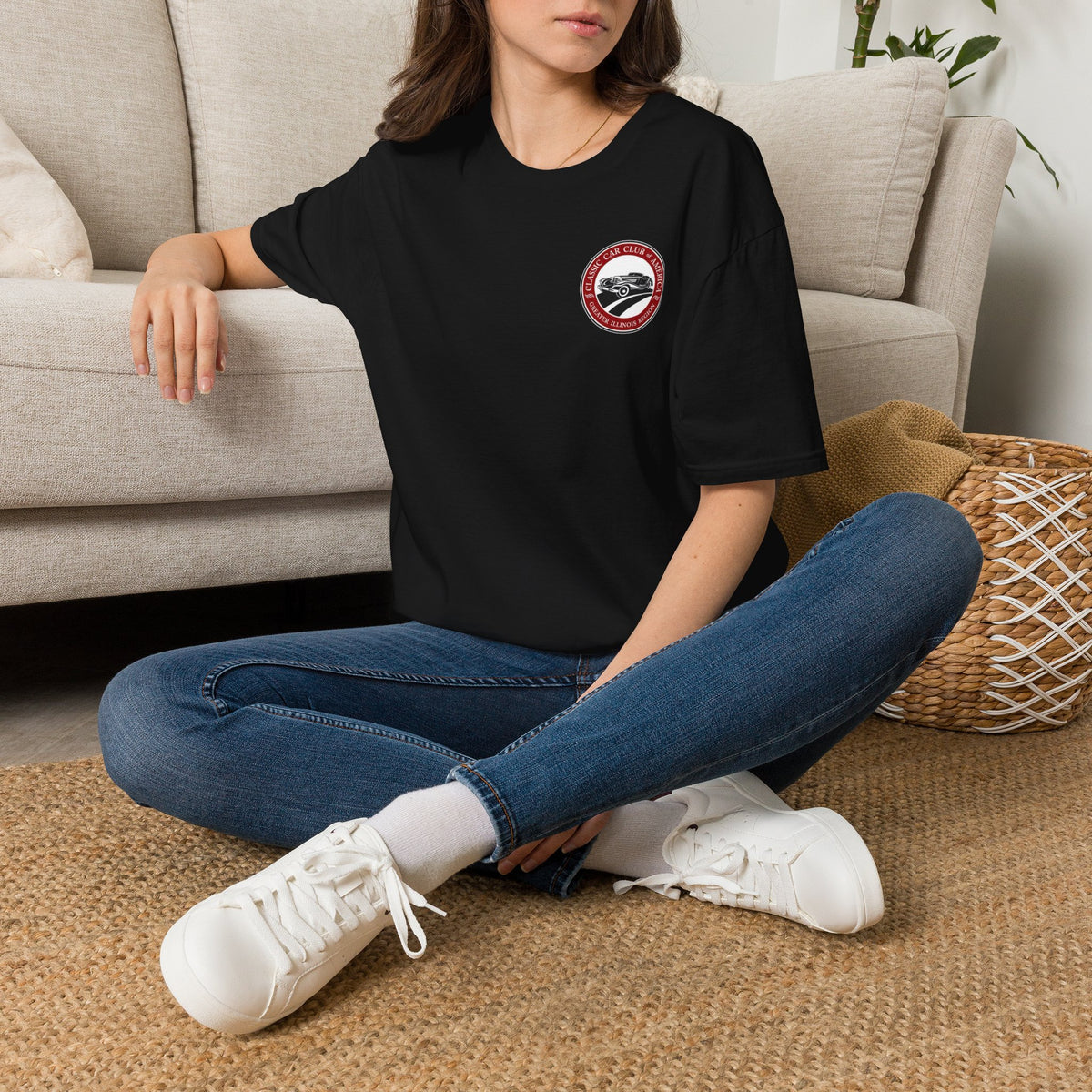 Classic Car Club of America Greater Illinois Region — Unisex Softstyle T-Shirt Front and Back Logos