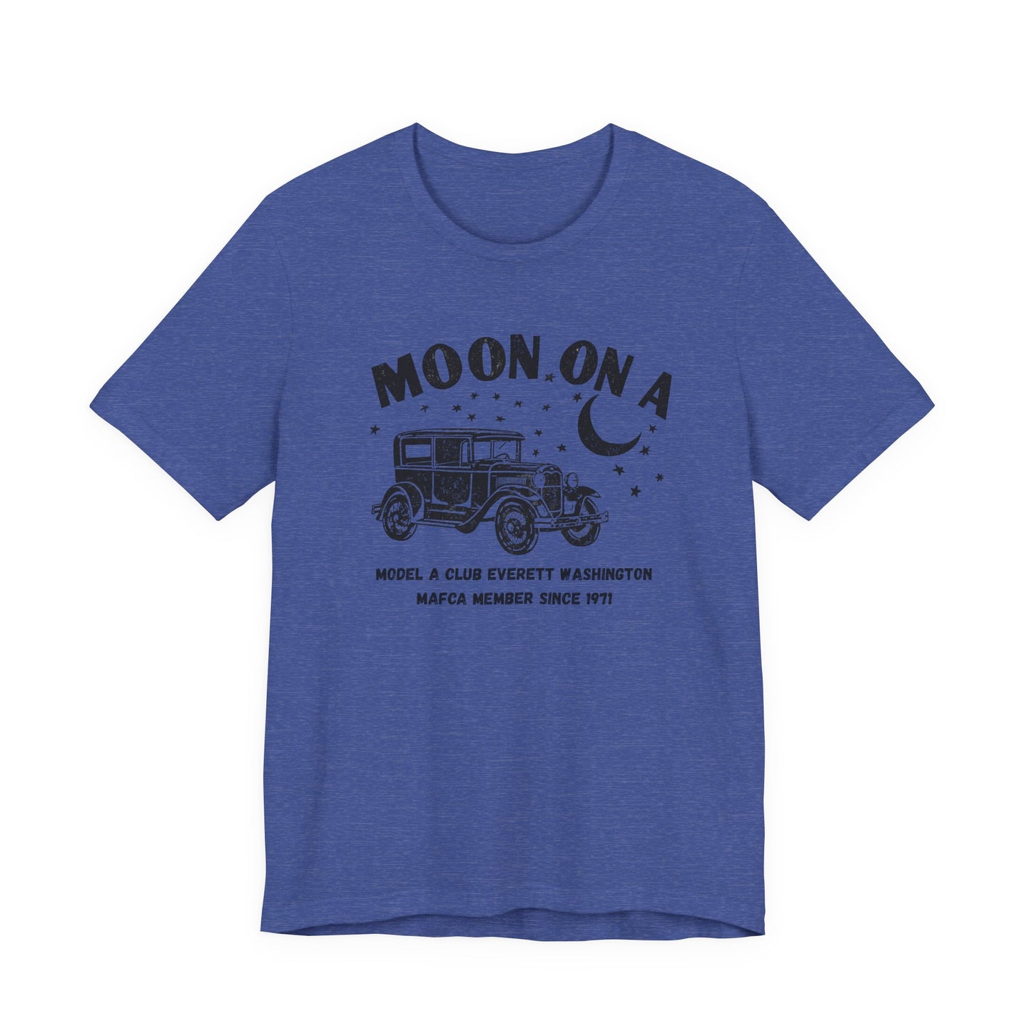Moon On A Tee Graphic T-Shirt (Model A Club Everett WA)