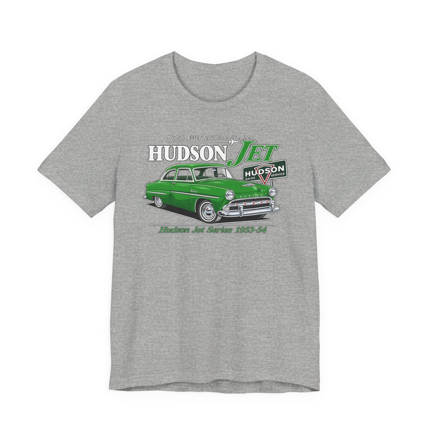Hudson Essex Terraplane Club — Hudson Jet Classic Car T-Shirt  Vintage 1953–54