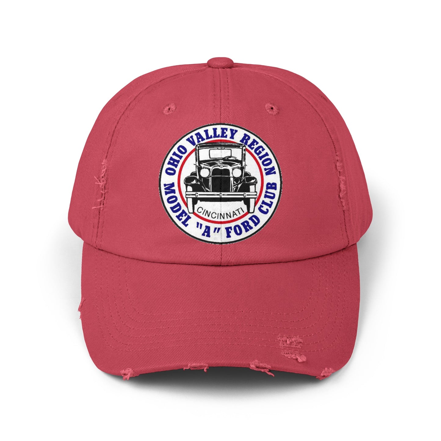 Ohio Valley Region Model A Ford Club Unisex Distressed Cap