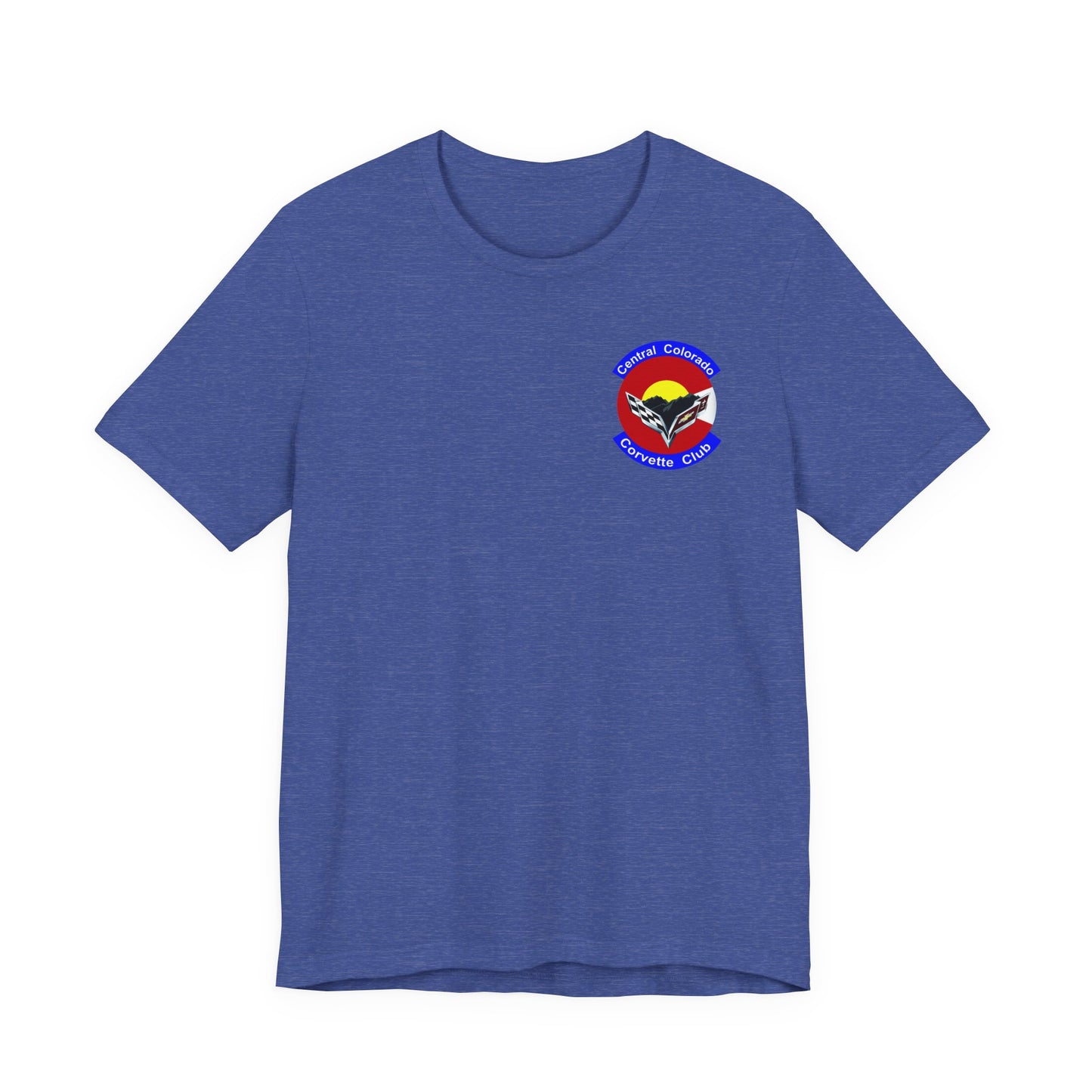 Central Colorado Corvette Club T‑Shirt — Front and Back Logos