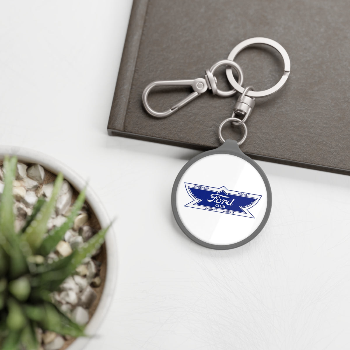 Foothills Model T Club Round Keyring Tag
