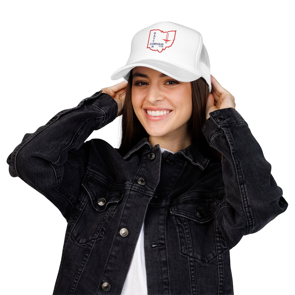 Dayton Ohio Corvair Club Embroidered Foam Trucker Hat