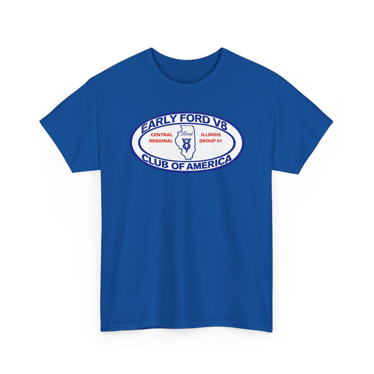 Early Ford V8 Club of America Unisex Heavy Cotton Tee