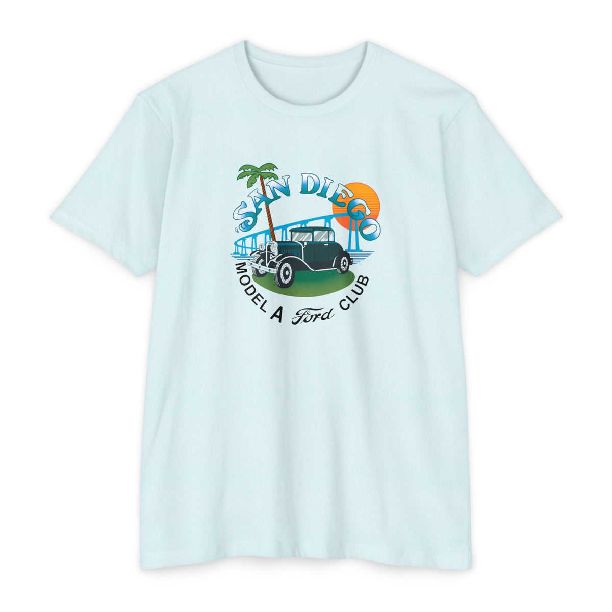 San Diego Model A Ford Club T-Shirt — XS to 5XL