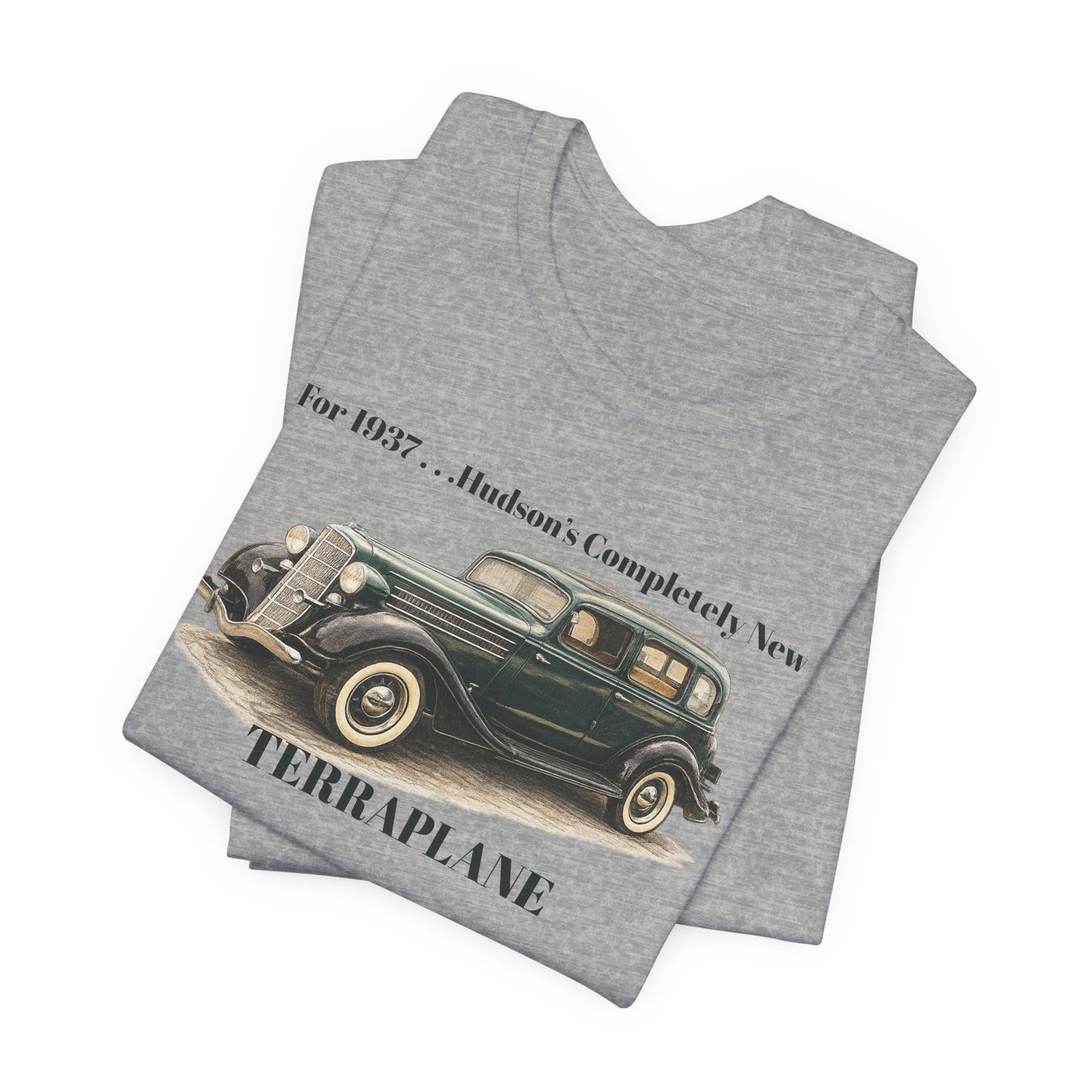 1937 Hudson Terraplane Classic Auto T‑Shirt - Unisex Jersey Short Sleeve Tee