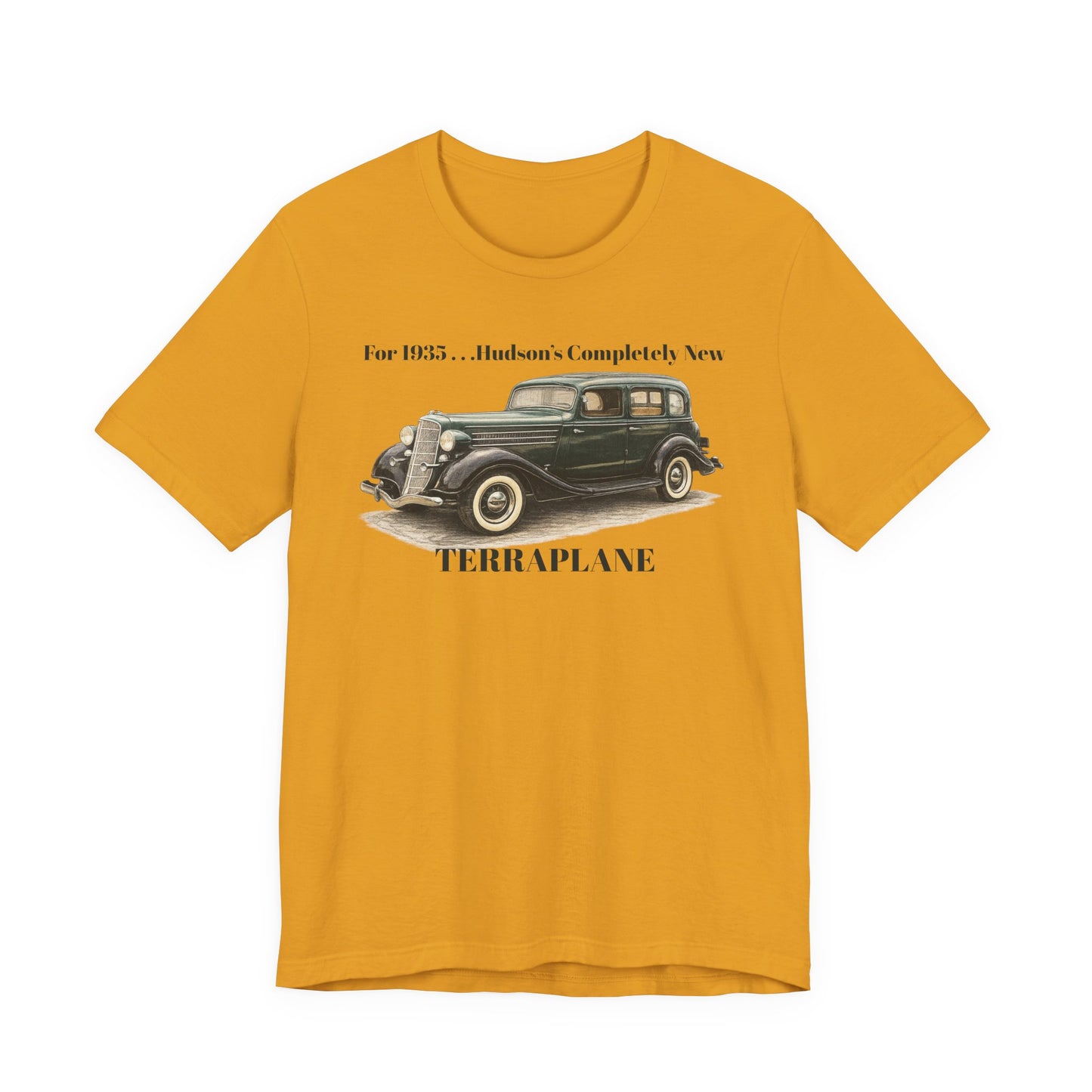 1935 Hudson Terraplane Classic Auto T‑Shirt Tee – Unisex Jersey Short Sleeve Tee (BJ)
