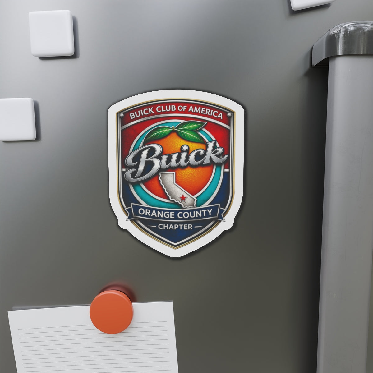 Buick Orange County Chapter Buick Club of America Die-Cut Magnet