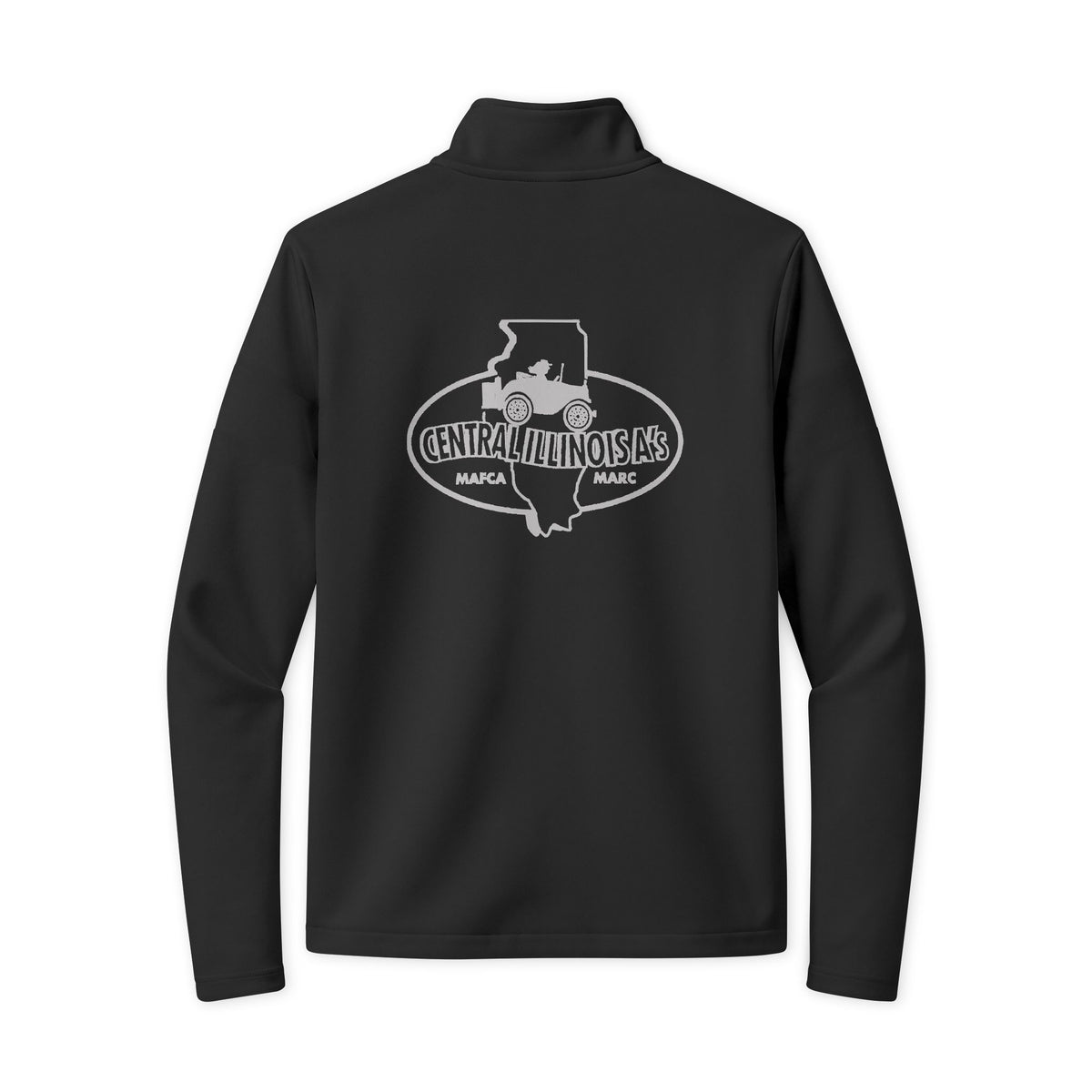 Central Illinois A's Travel Full-Zip Jacket - Front and Back Logos