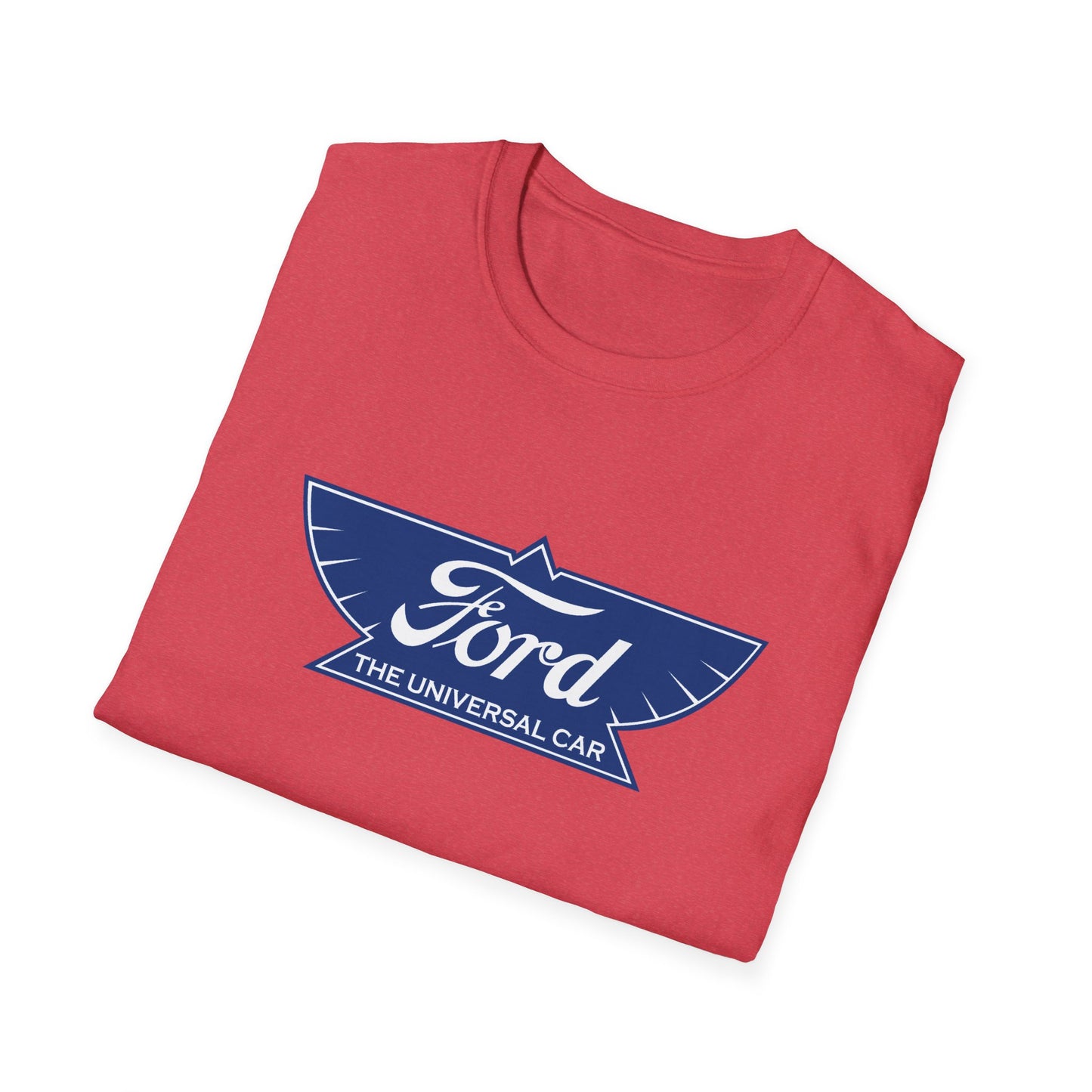 Ford Logo T‑Shirt — Vintage 'The Universal Car' Blue Emblem