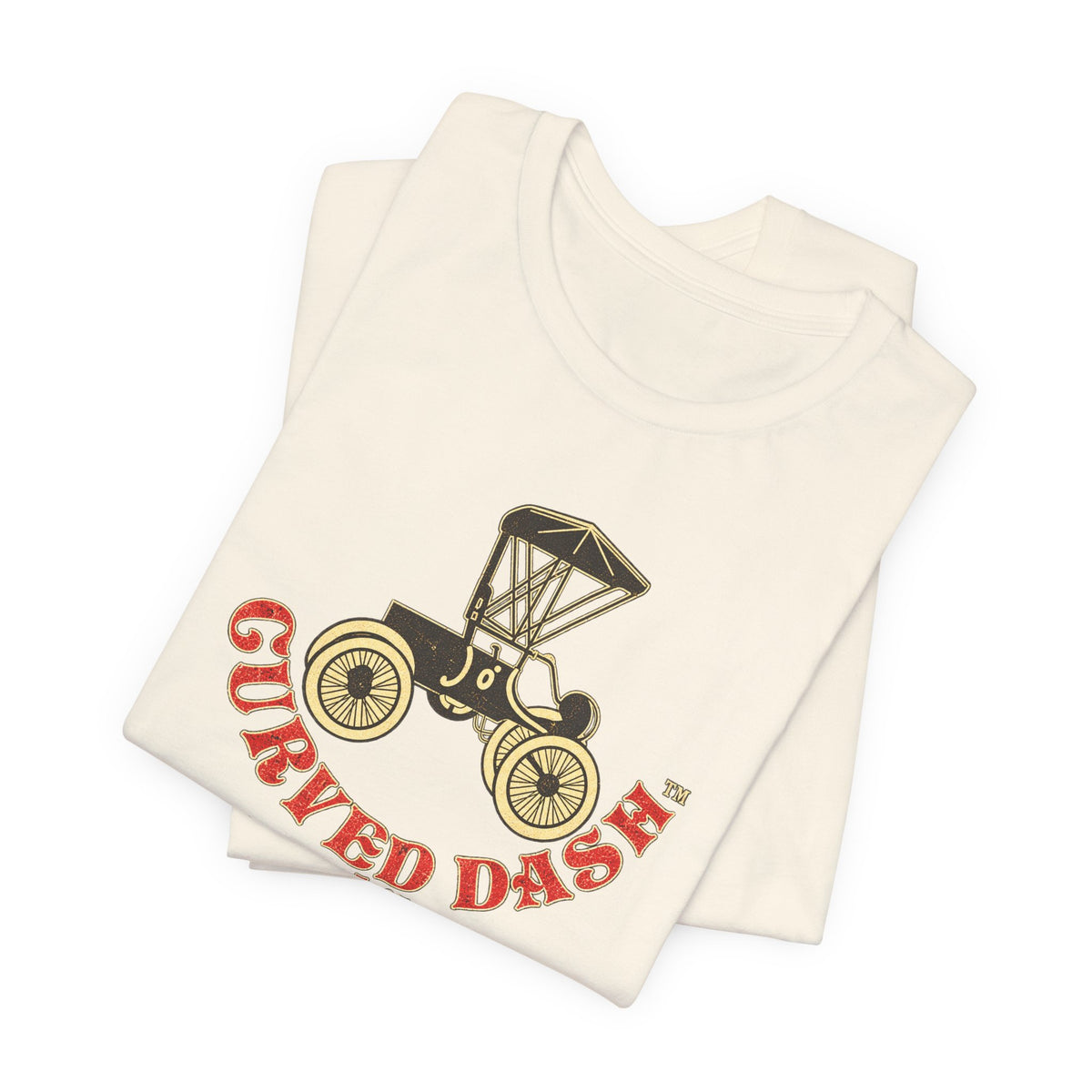 Curved Dash Oldsmobile Club Vintage Car T-Shirt - Unisex Soft Short Sleeve Tee