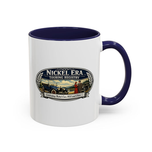 Nickel Era Touring Registry Coffee Mug — Vintage Classic Car Enthusiast Gift