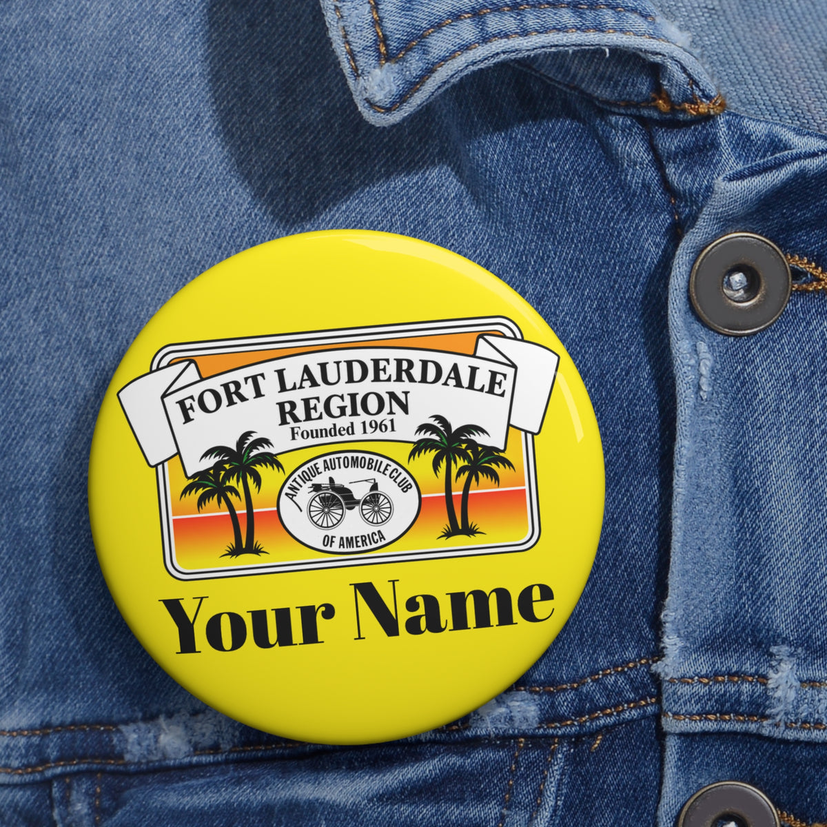 Fort Lauderdale Region AACA Name Button