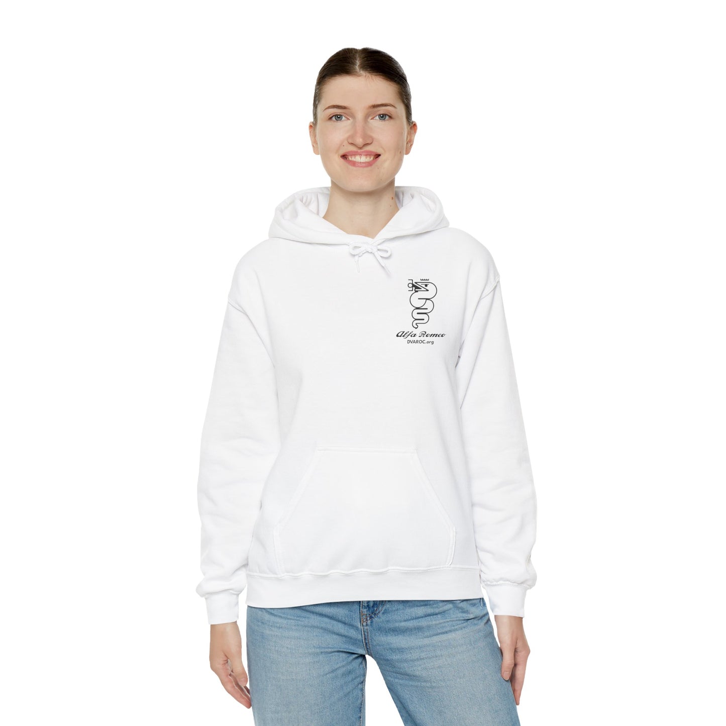 DVAROC.org Alfa Romeo Logo Hoodie – Chest and Back Logos