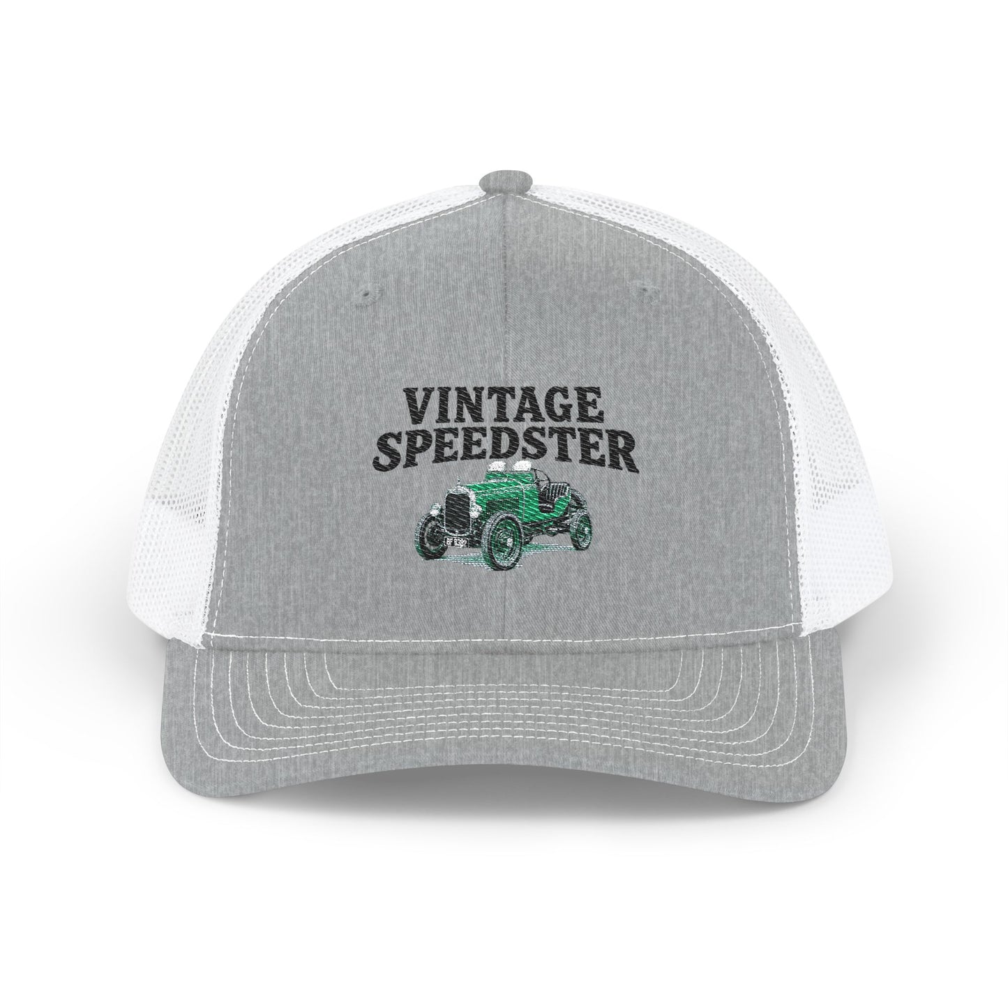 Vintage Speedster Snapback Trucker Hat — Richardson 112 snapback trucker Embroidered Cap