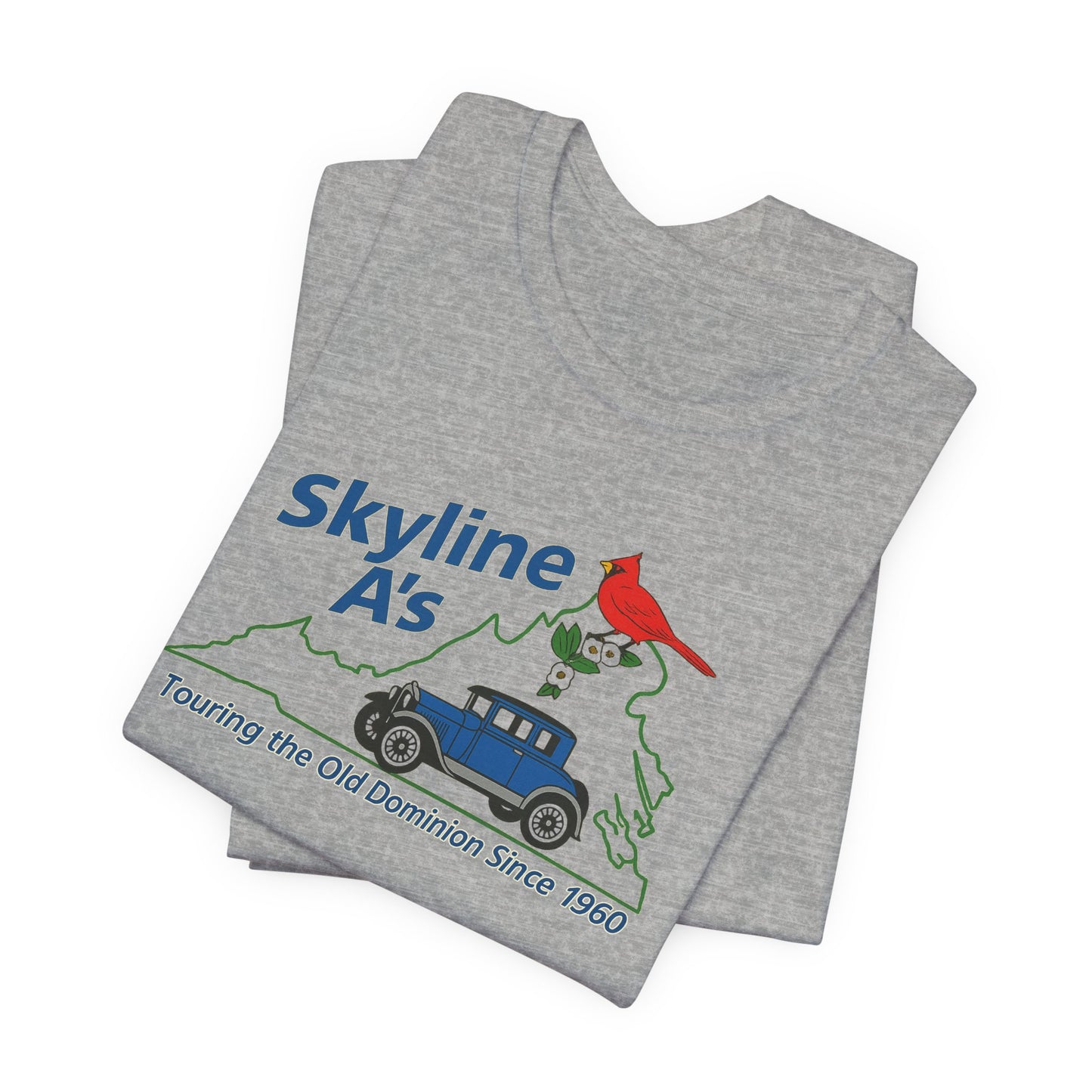 Skyline A's Virginia Roadtrip T-Shirt – "Touring the Old Dominion Since 1960"