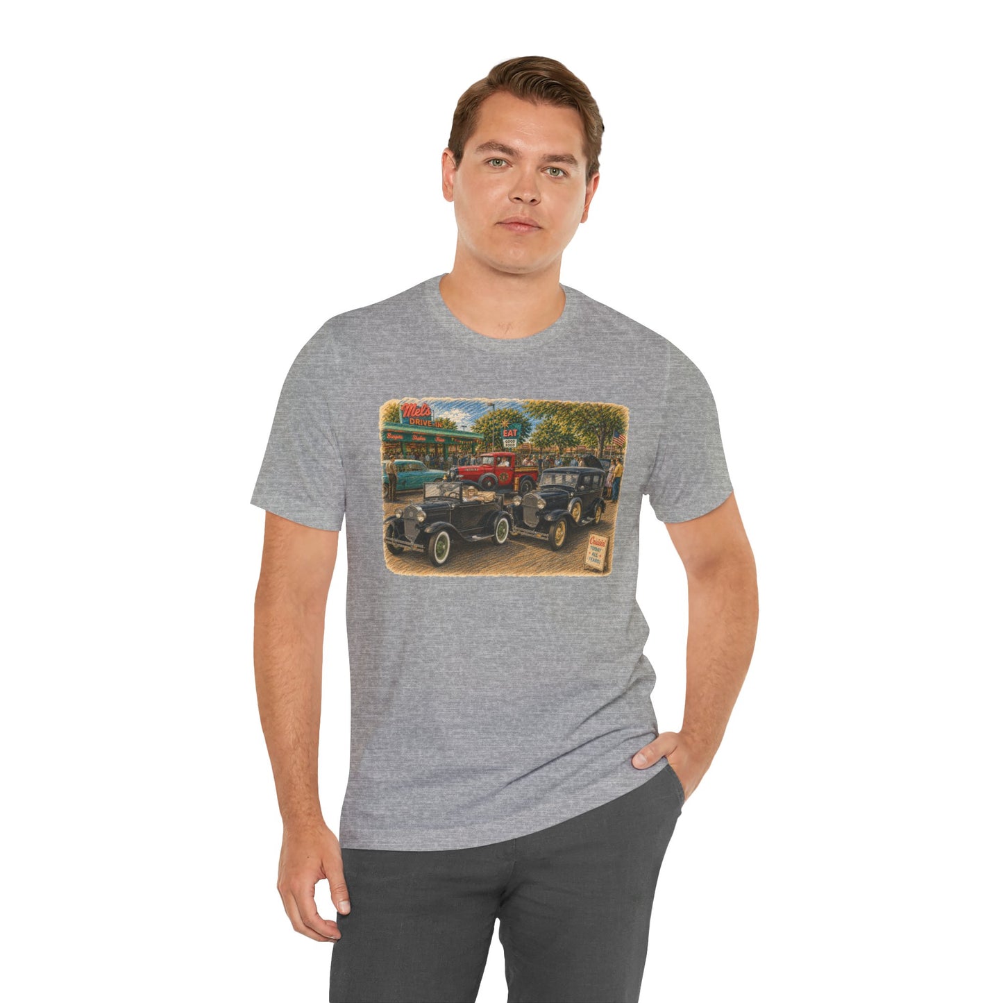 Mel's Drive-In (LTG) - Unisex Jersey Short Sleeve Tee
