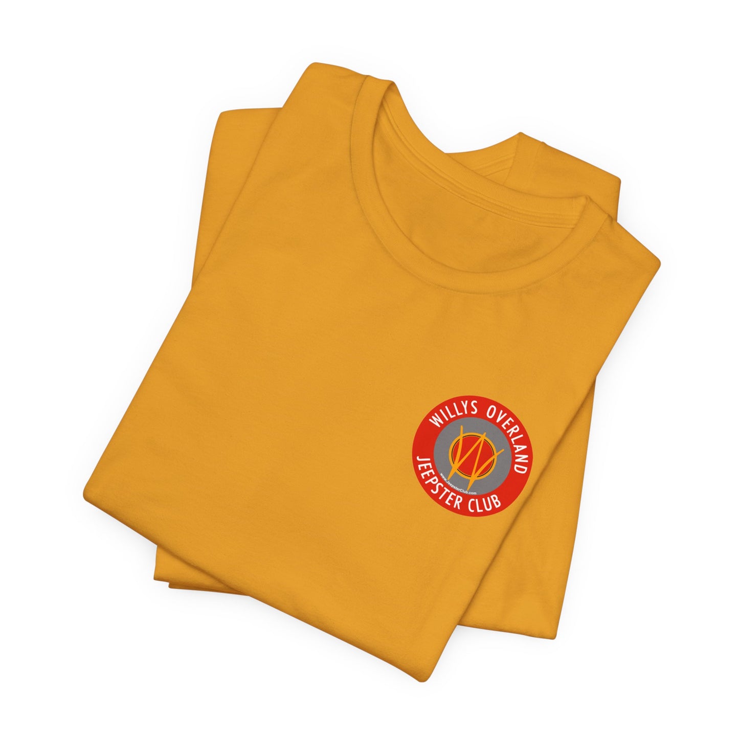 Willys Overland Jeepster Club T‑Shirt — Front and Back Logos