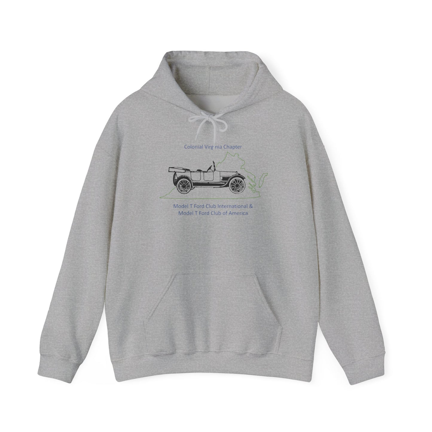 Colonial Virginia Chapter Hoodie (screen printed)